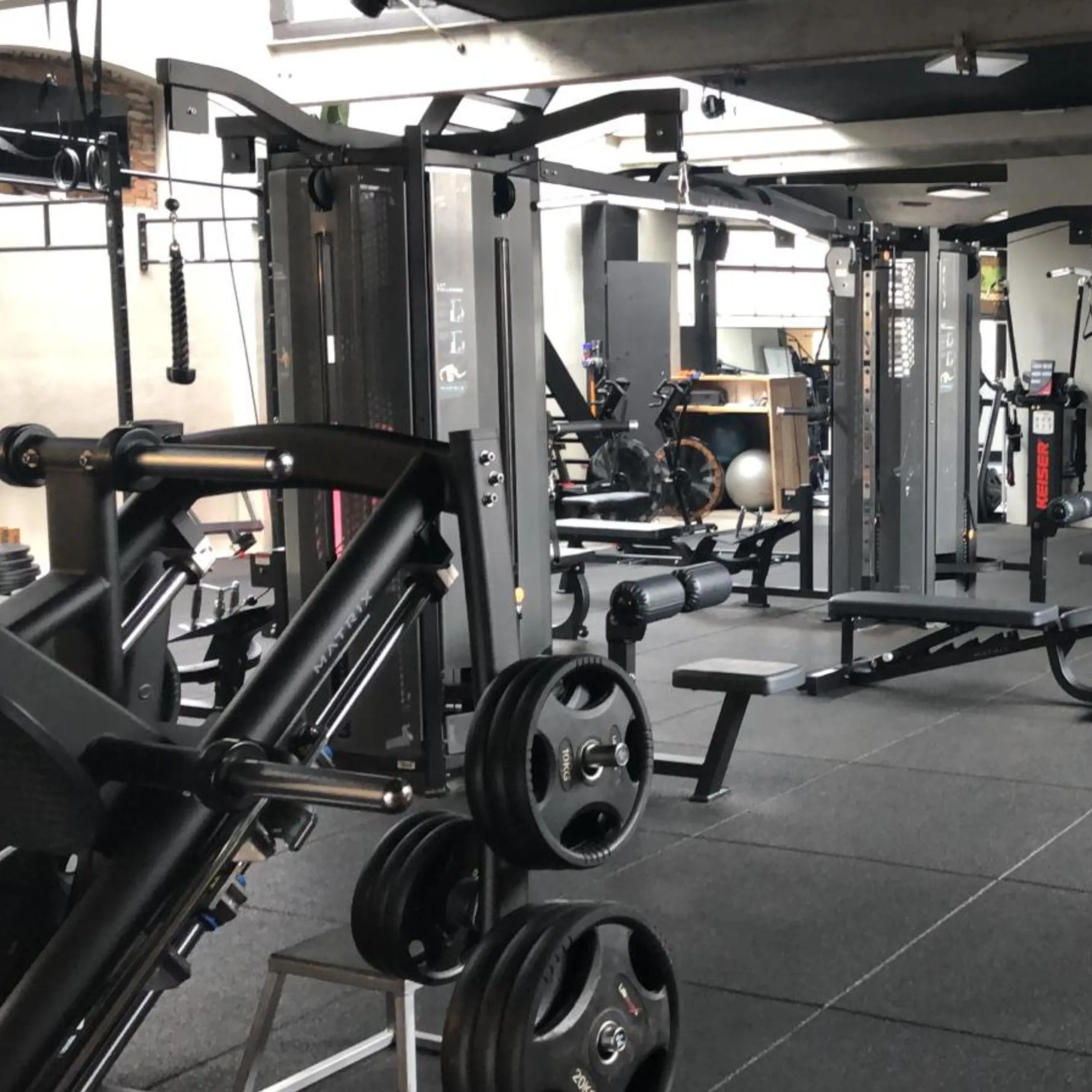 27m2 double garage package, 20mm Flatline Pro Black Rubber Gym Flooring