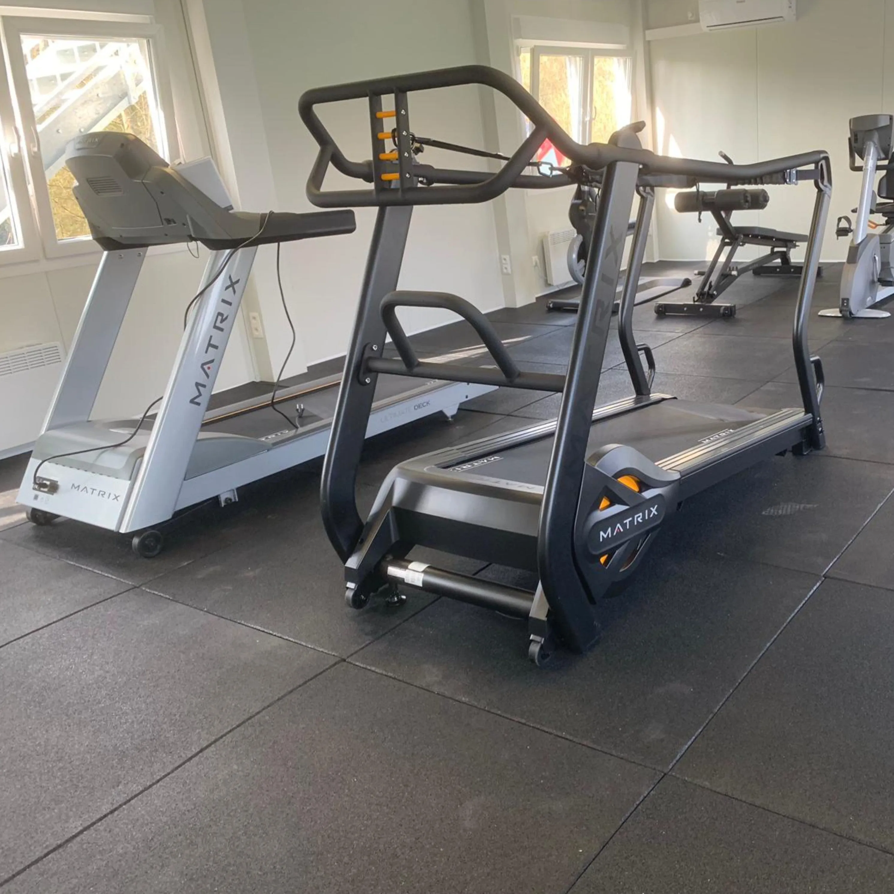 27m2 double garage package, 20mm Flatline Pro Black Rubber Gym Flooring