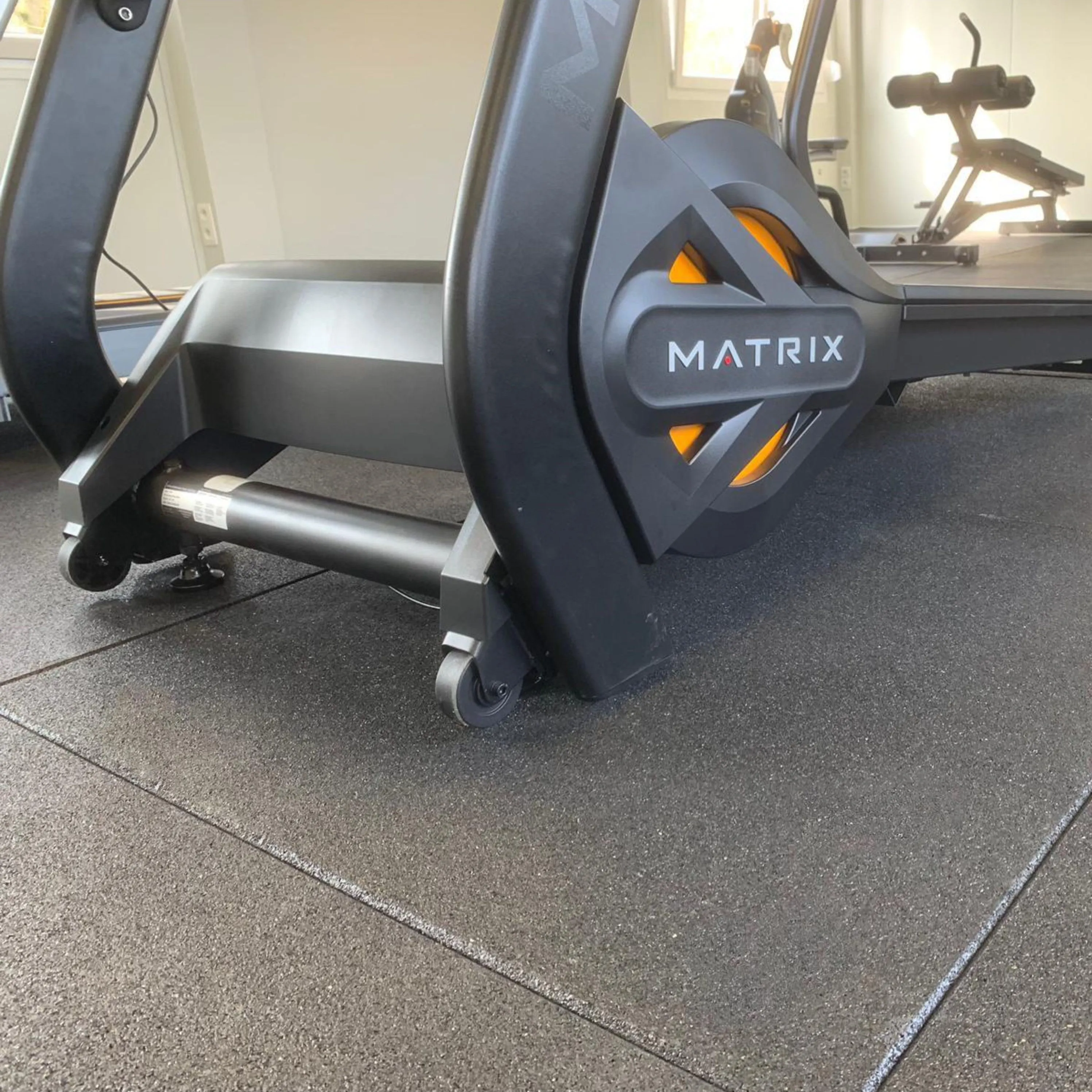 27m2 double garage package, 20mm Flatline Pro Black Rubber Gym Flooring