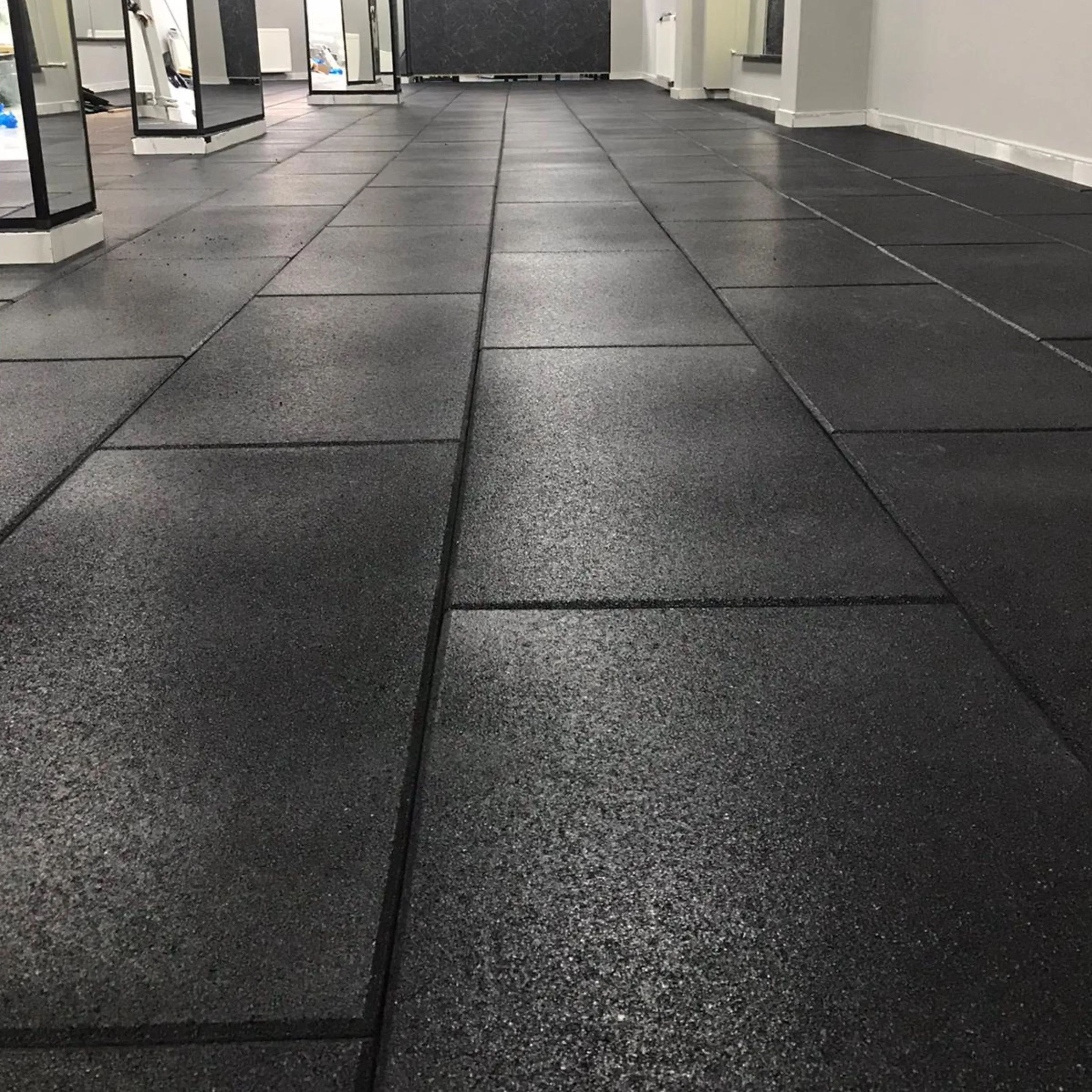 36m2 double garage package, BeFit Flatline Black Rubber Gym Flooring