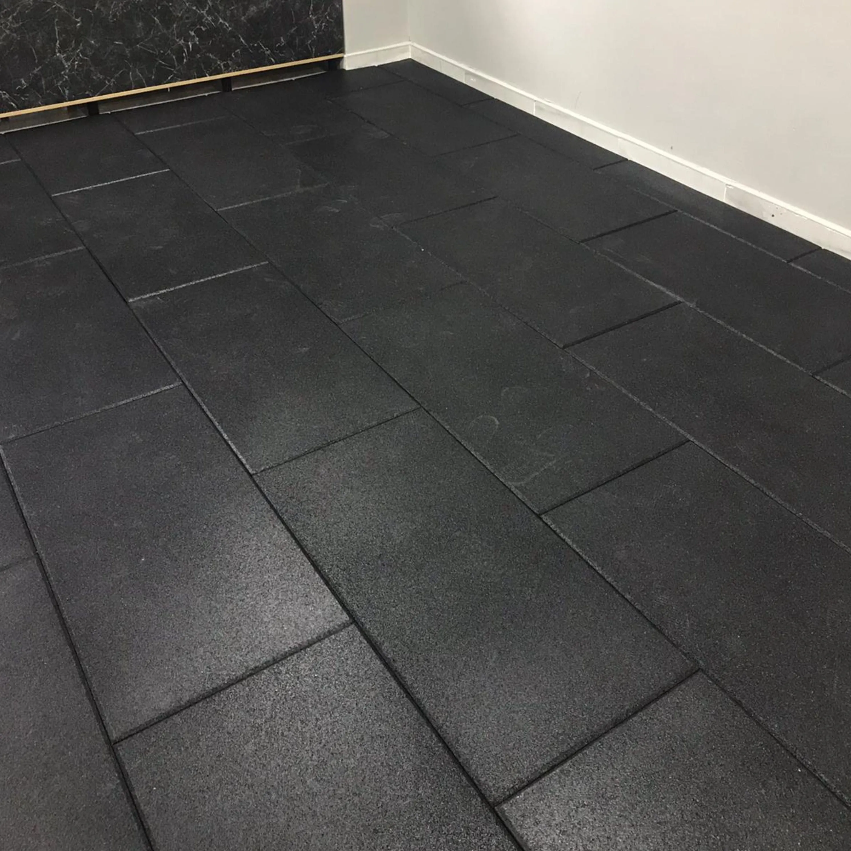 36m2 double garage package, BeFit Flatline Black Rubber Gym Flooring