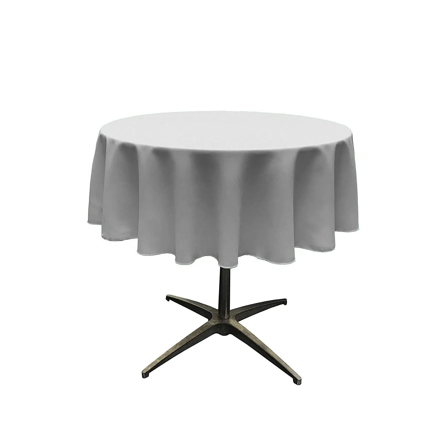 54" ROUND POLY POPLIN SEAMLESS TABLECLOTH