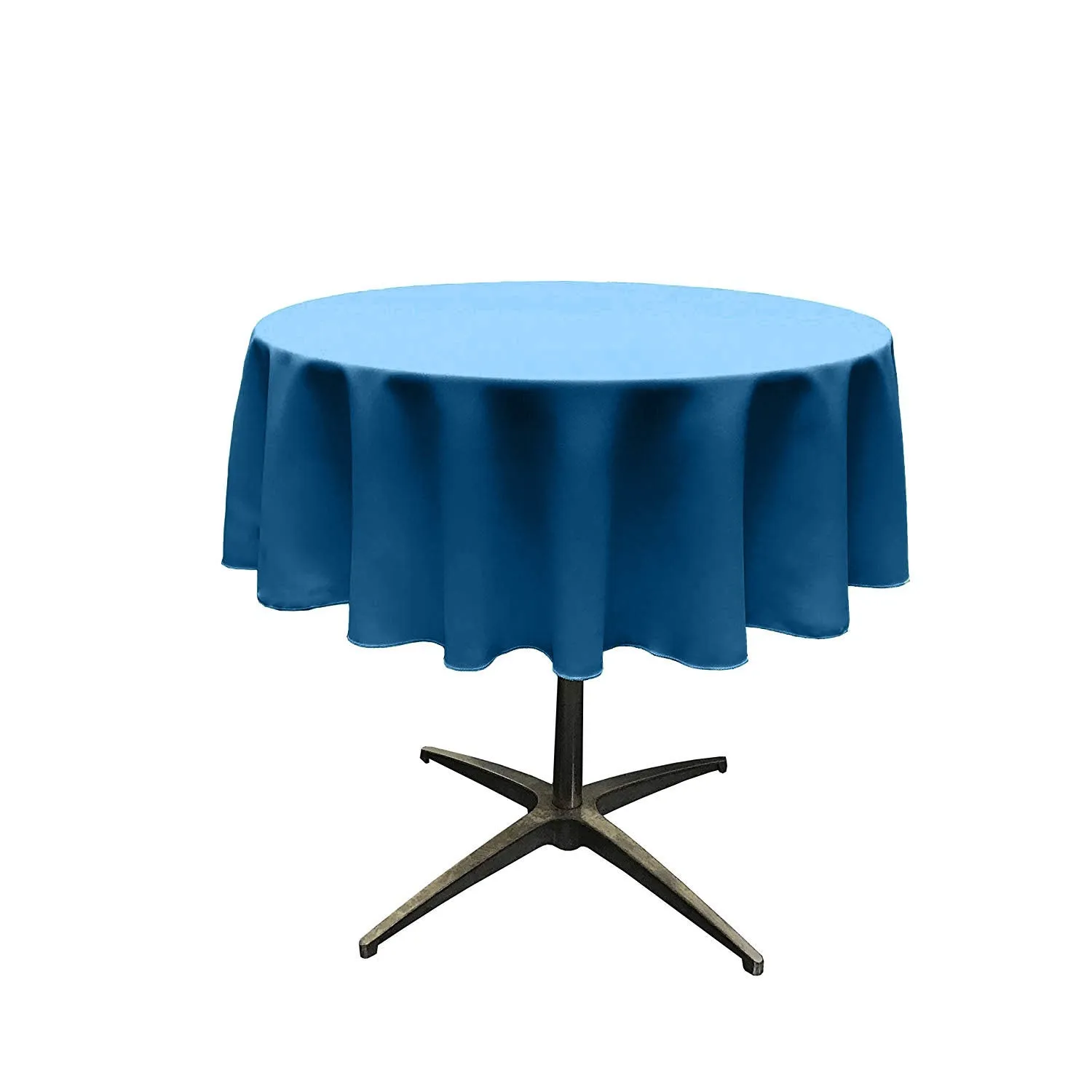 54" ROUND POLY POPLIN SEAMLESS TABLECLOTH