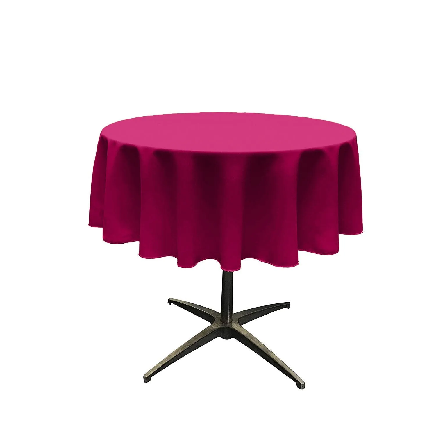 54" ROUND POLY POPLIN SEAMLESS TABLECLOTH