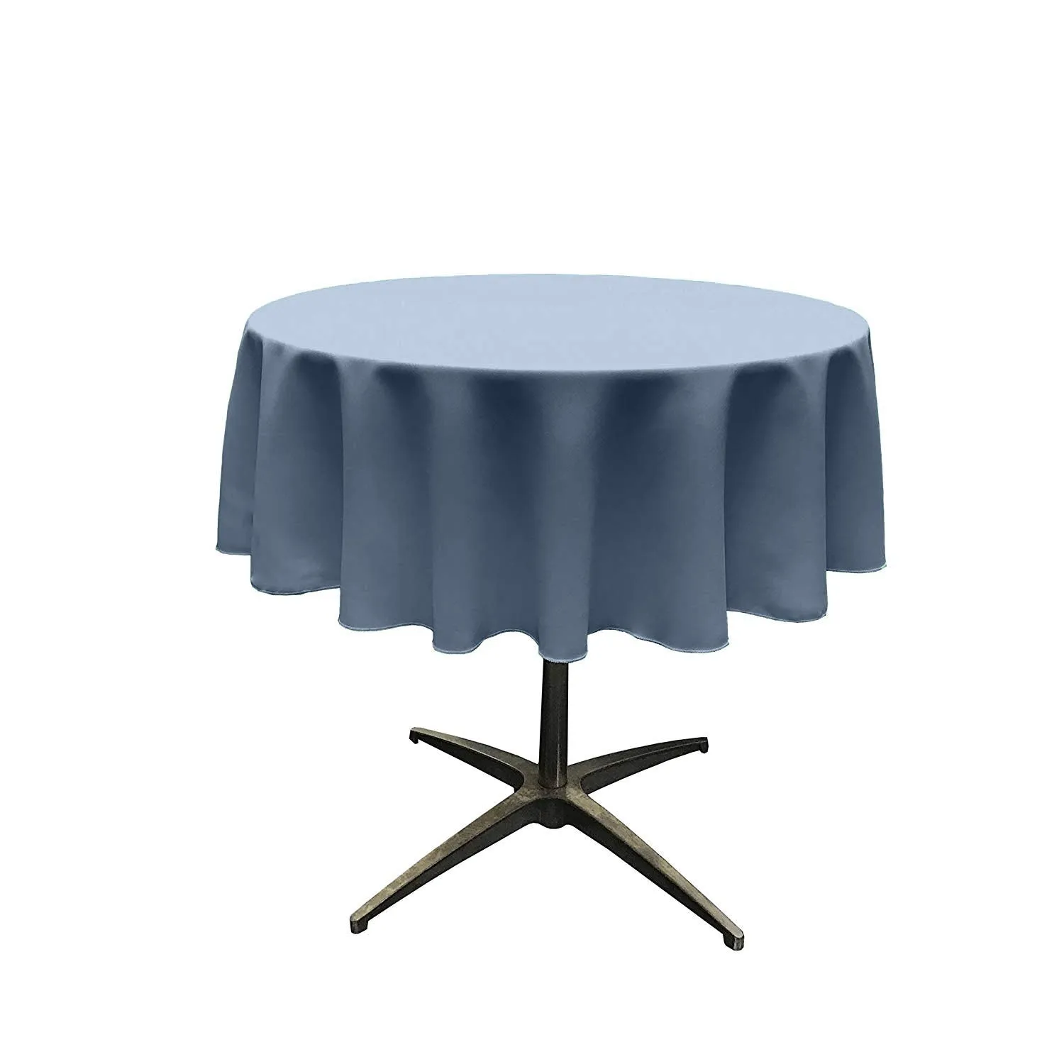 54" ROUND POLY POPLIN SEAMLESS TABLECLOTH