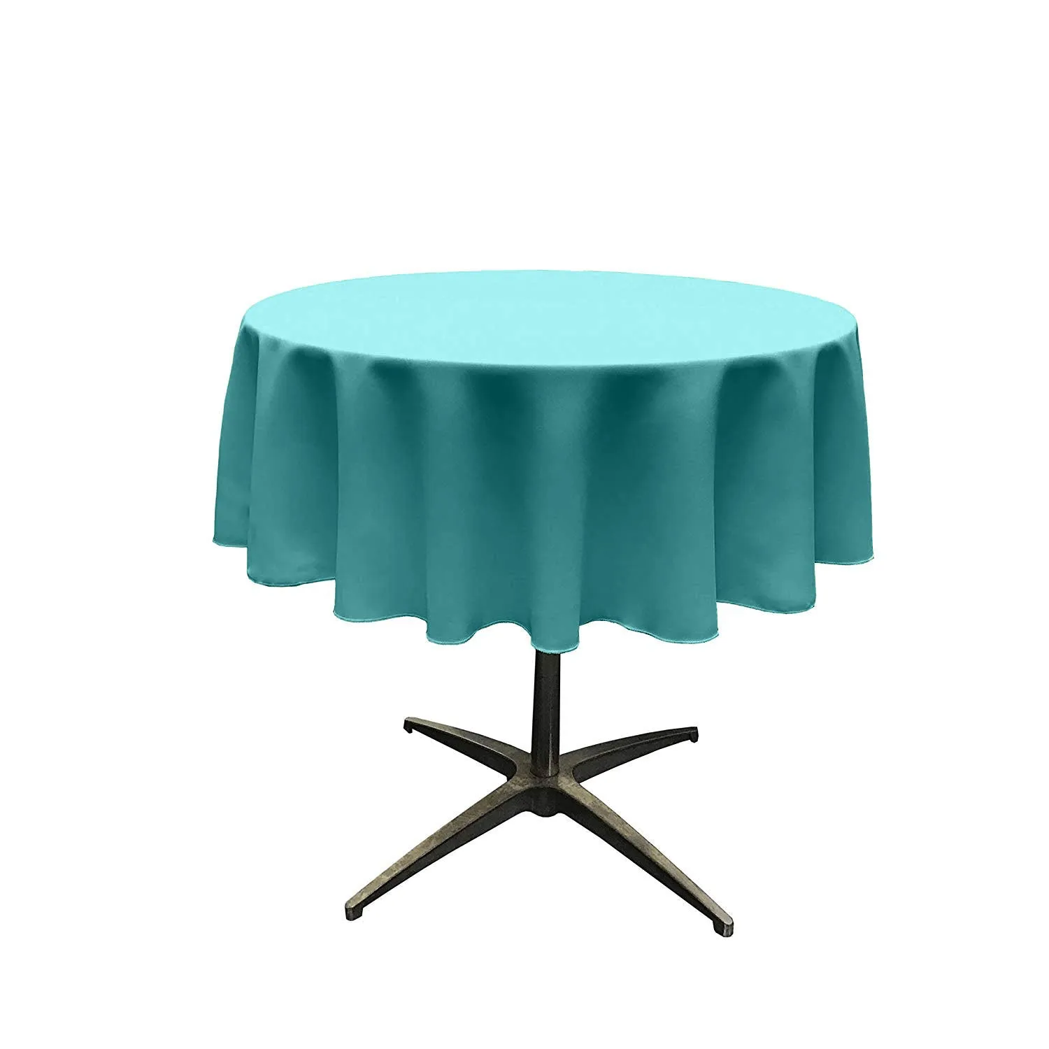54" ROUND POLY POPLIN SEAMLESS TABLECLOTH