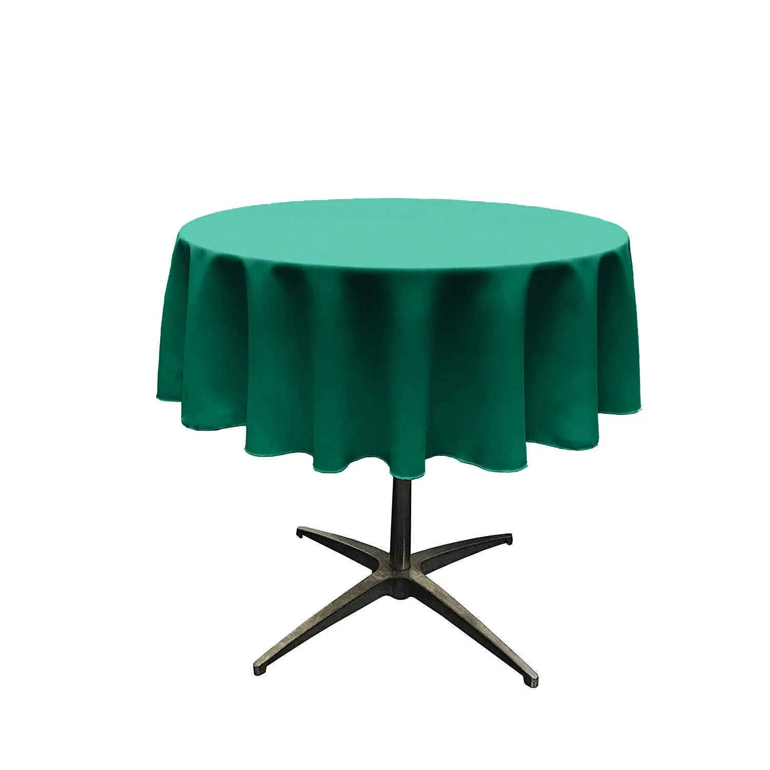 54" ROUND POLY POPLIN SEAMLESS TABLECLOTH