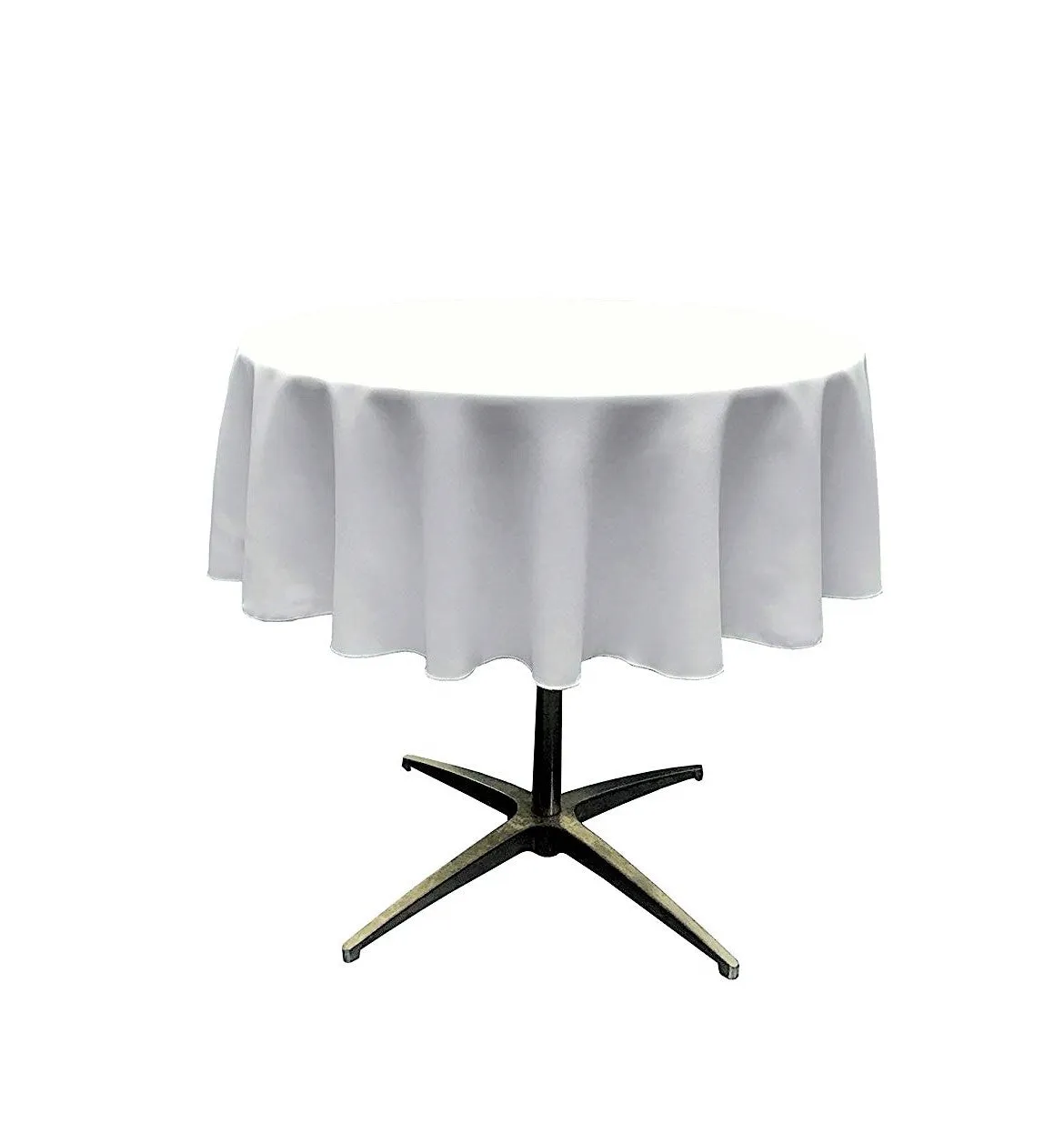 54" ROUND POLY POPLIN SEAMLESS TABLECLOTH
