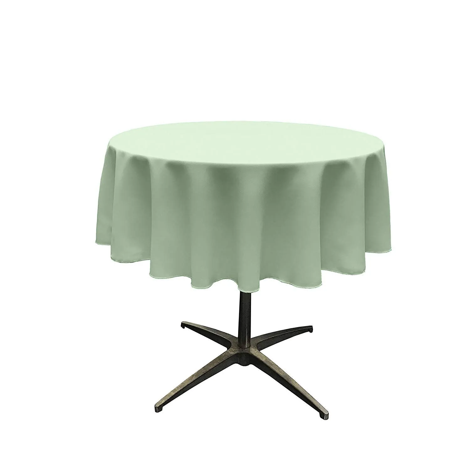 54" ROUND POLY POPLIN SEAMLESS TABLECLOTH