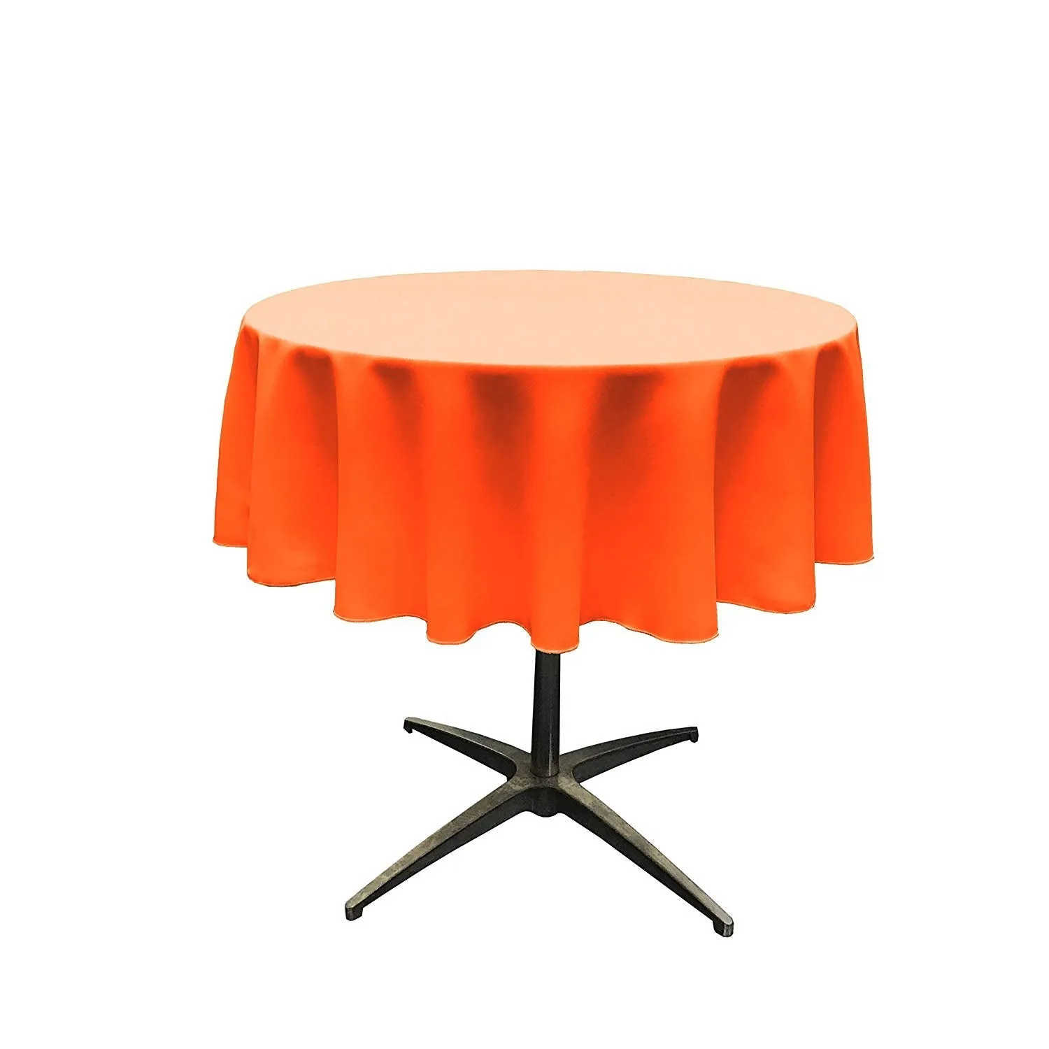 54" ROUND POLY POPLIN SEAMLESS TABLECLOTH
