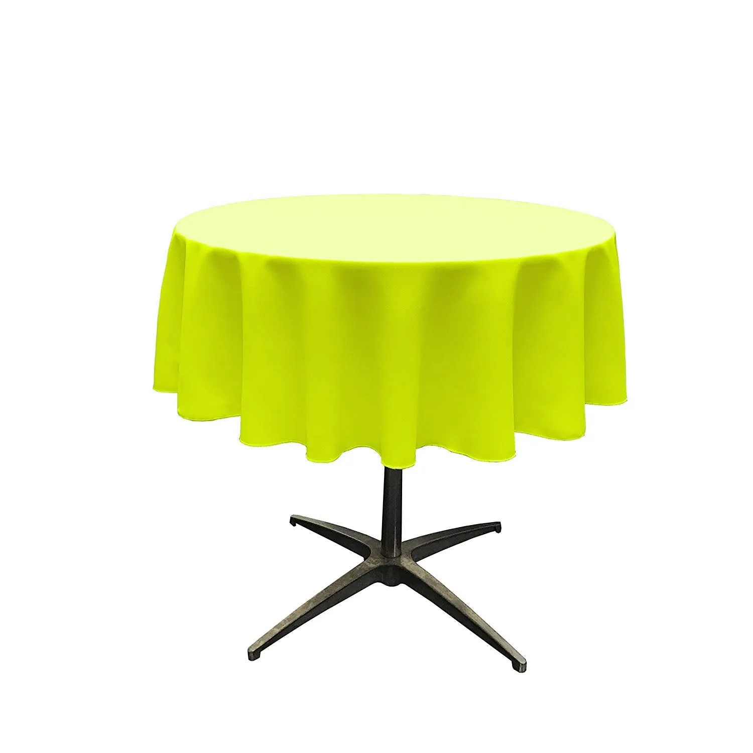 54" ROUND POLY POPLIN SEAMLESS TABLECLOTH