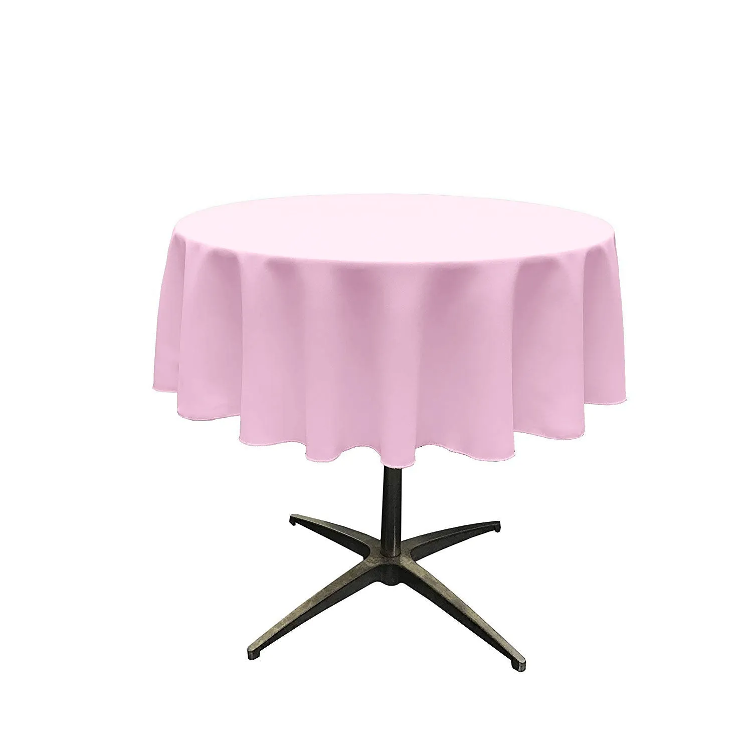 54" ROUND POLY POPLIN SEAMLESS TABLECLOTH