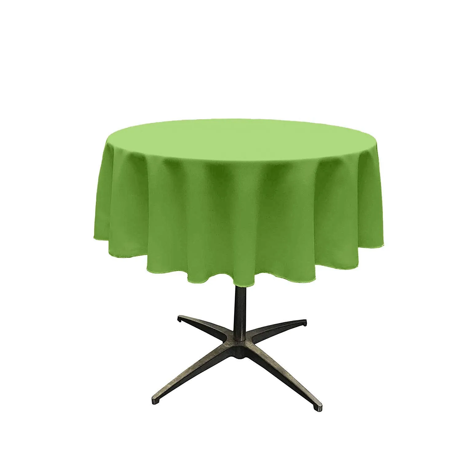 54" ROUND POLY POPLIN SEAMLESS TABLECLOTH