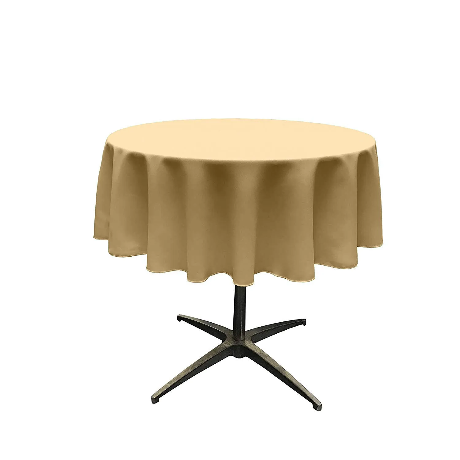 54" ROUND POLY POPLIN SEAMLESS TABLECLOTH