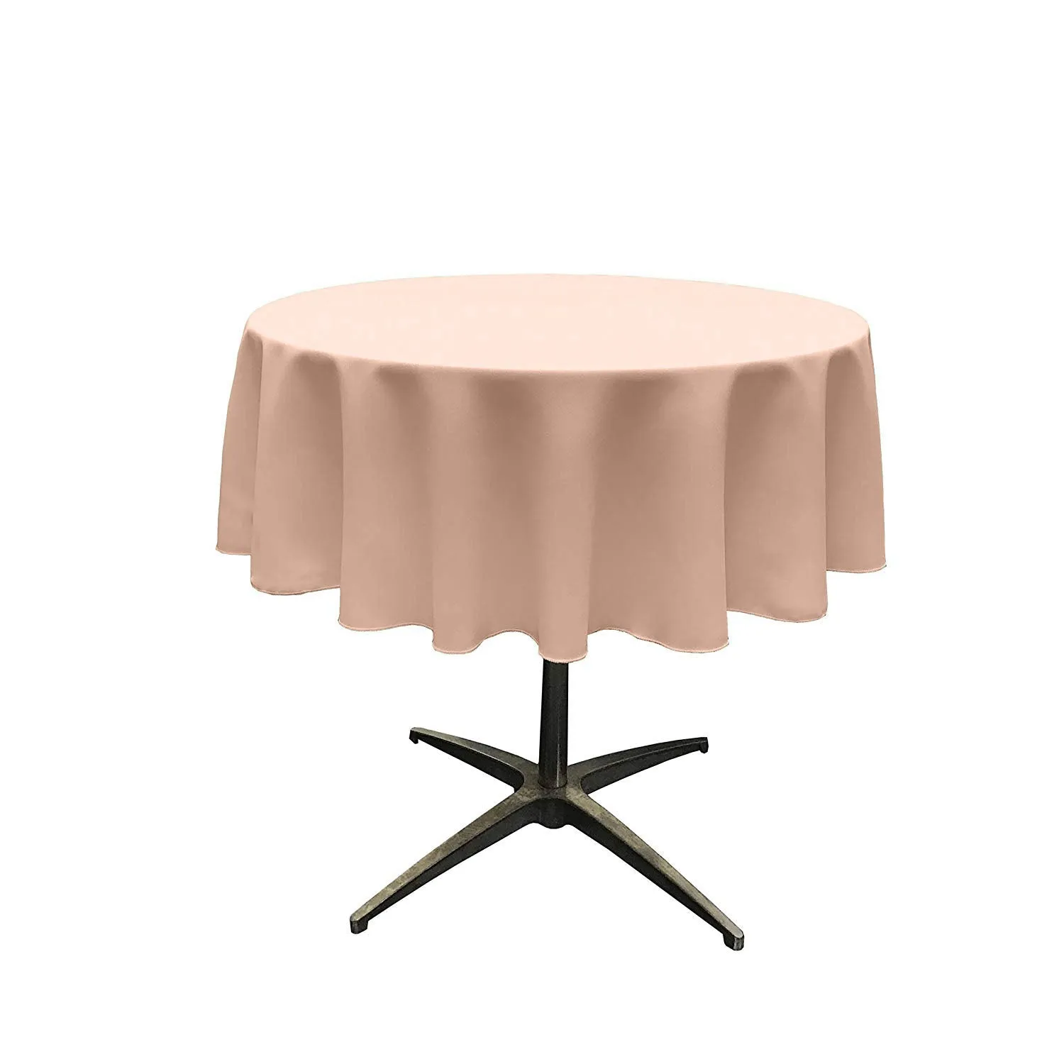54" ROUND POLY POPLIN SEAMLESS TABLECLOTH