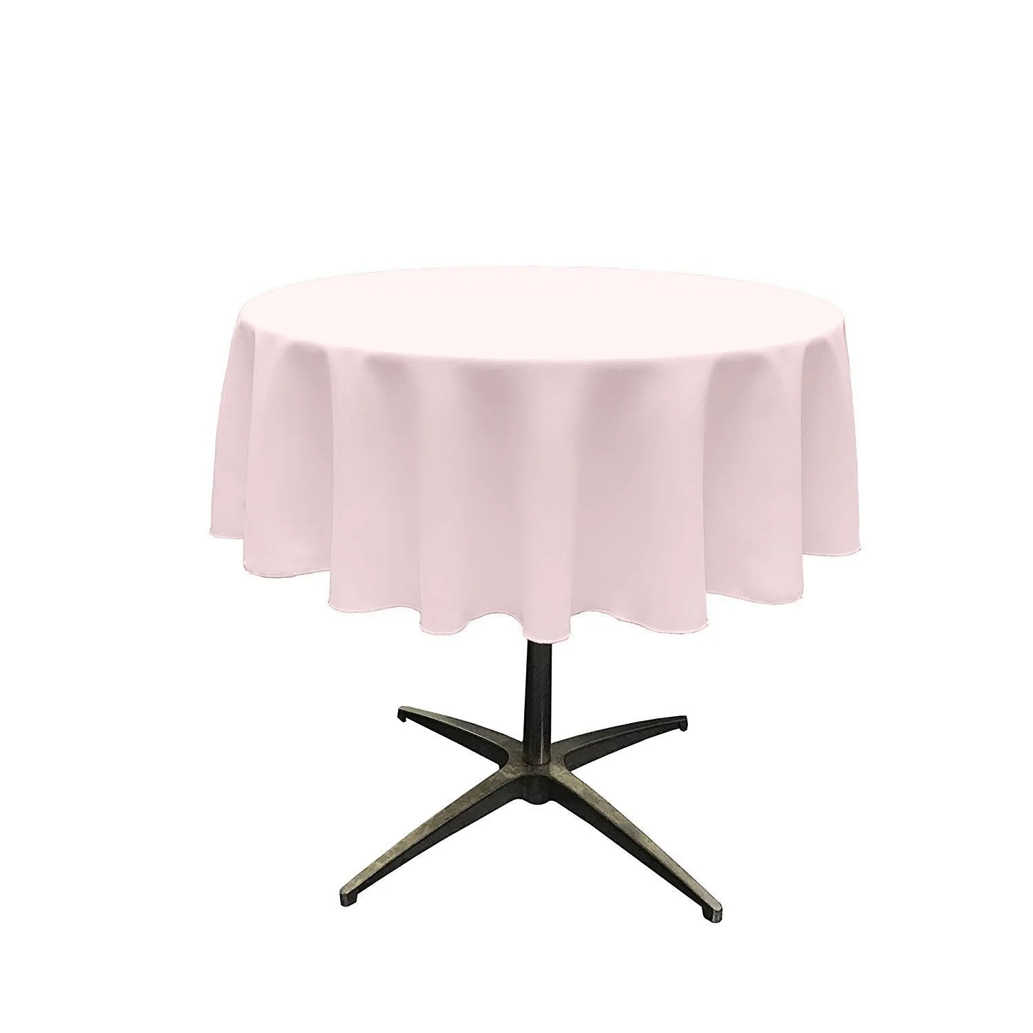 54" ROUND POLY POPLIN SEAMLESS TABLECLOTH