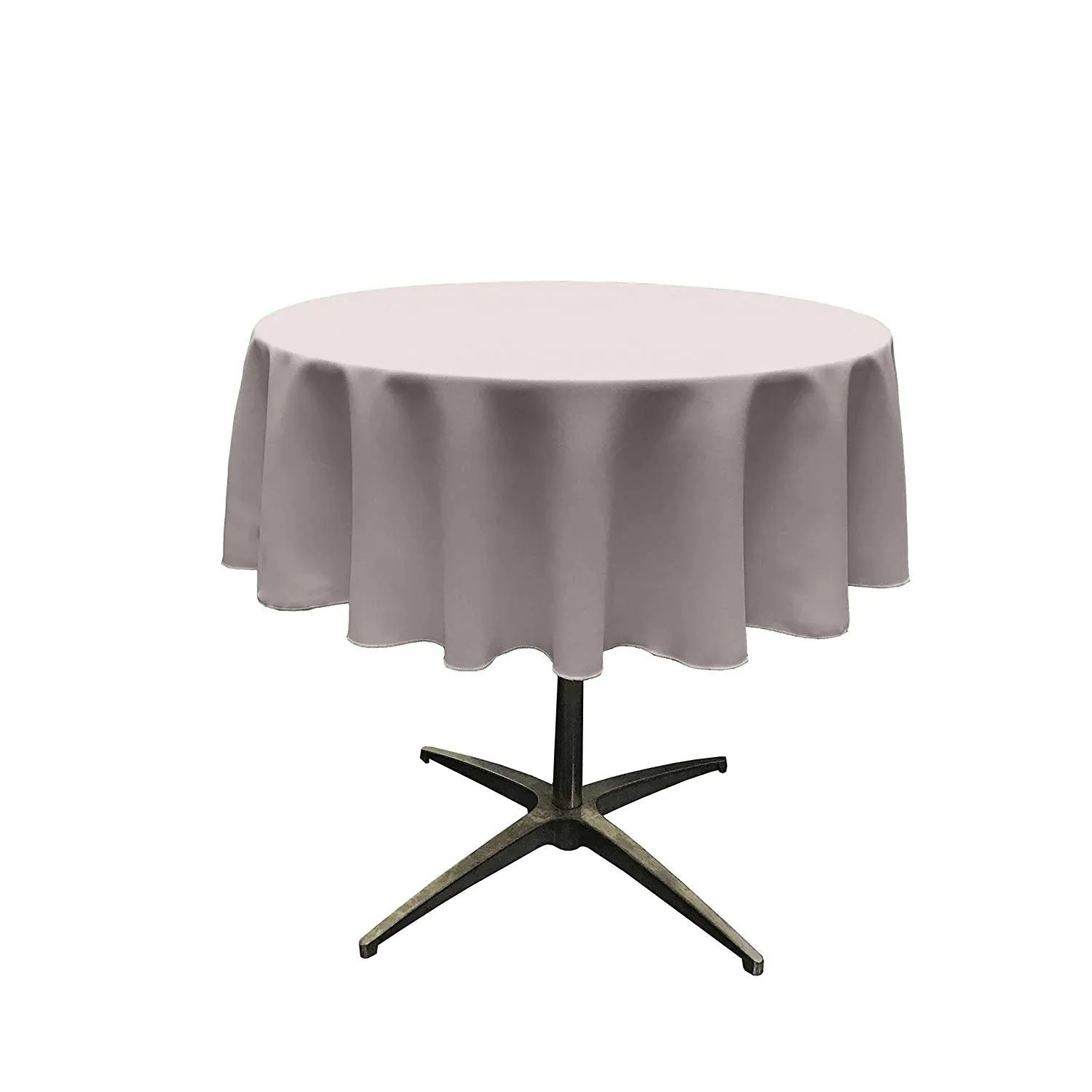 54" ROUND POLY POPLIN SEAMLESS TABLECLOTH