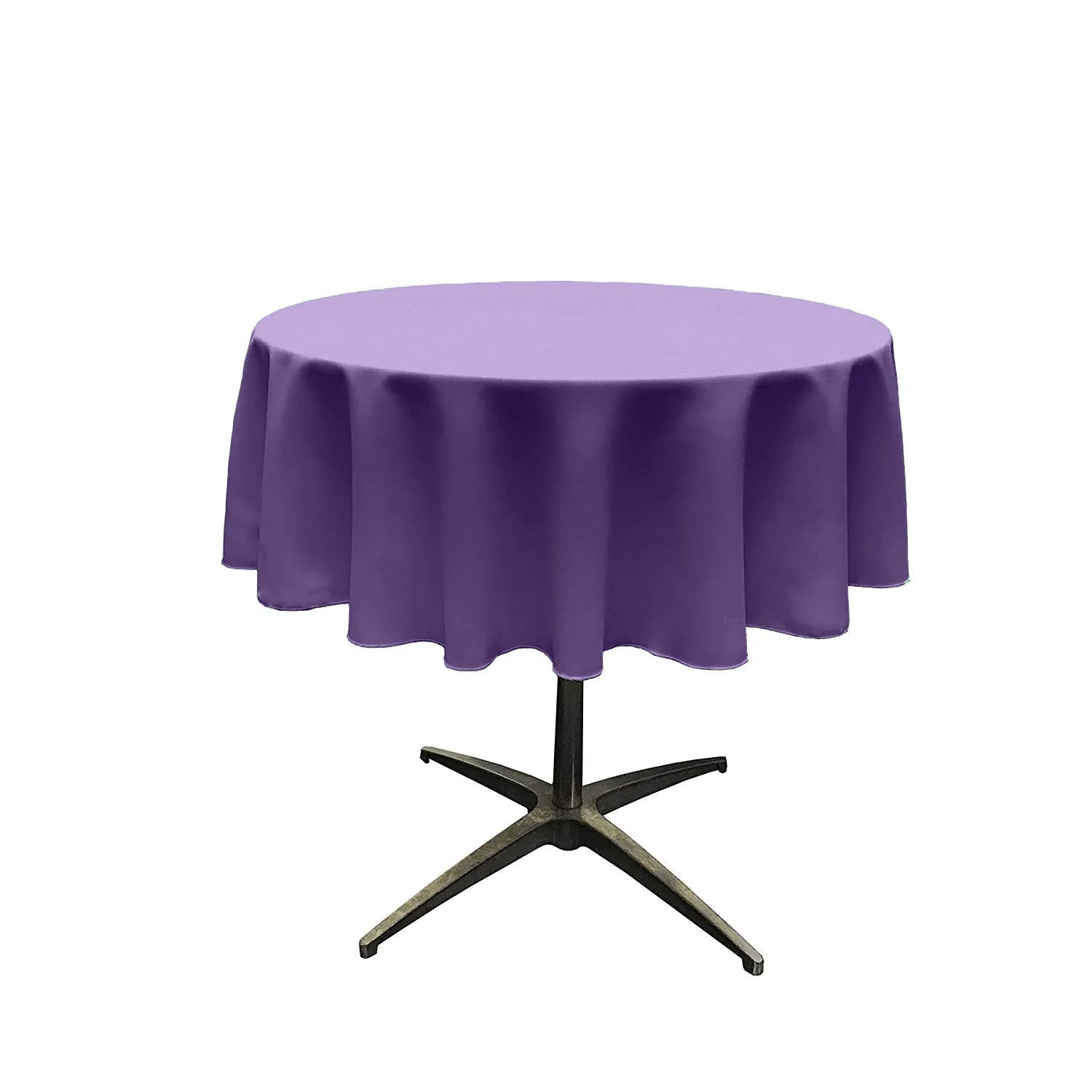 54" ROUND POLY POPLIN SEAMLESS TABLECLOTH