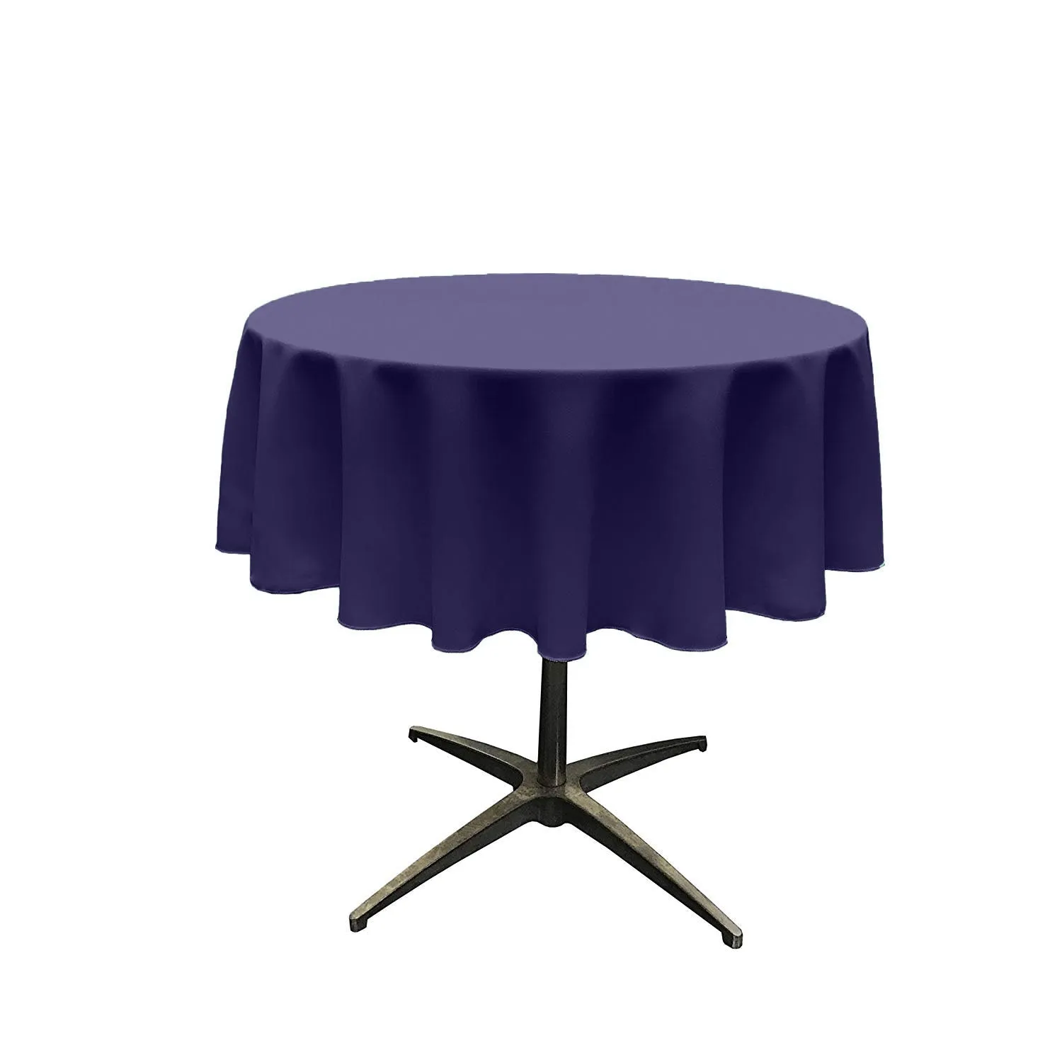 54" ROUND POLY POPLIN SEAMLESS TABLECLOTH