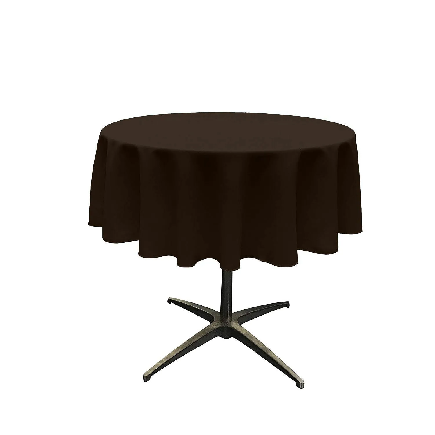54" ROUND POLY POPLIN SEAMLESS TABLECLOTH