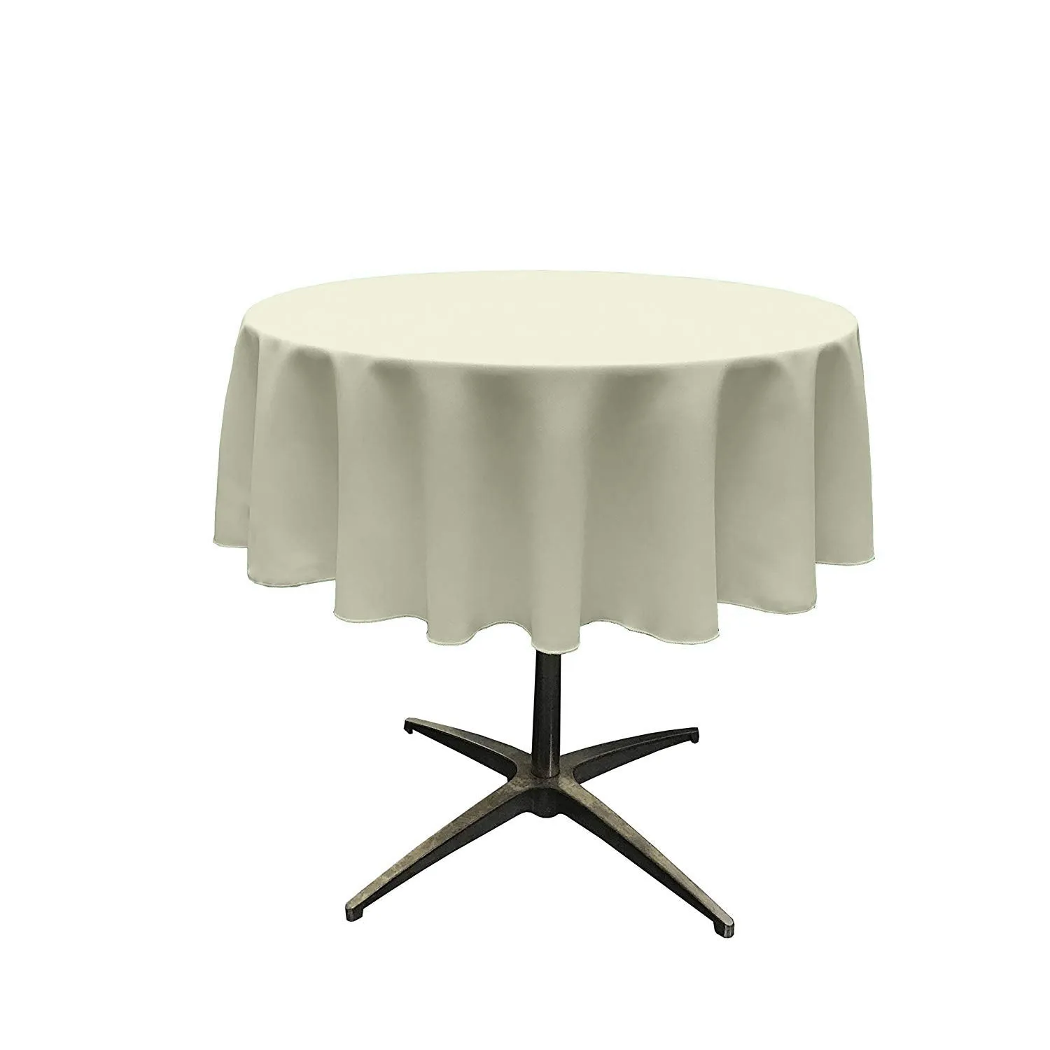 54" ROUND POLY POPLIN SEAMLESS TABLECLOTH