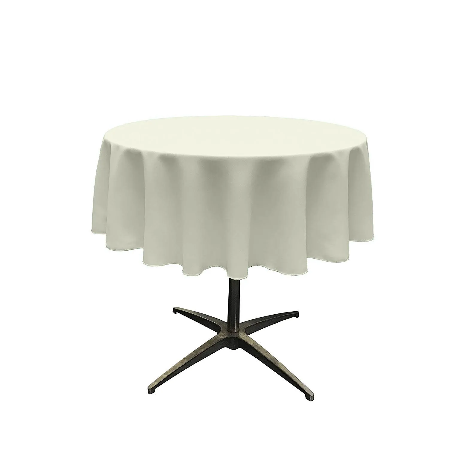 54" ROUND POLY POPLIN SEAMLESS TABLECLOTH