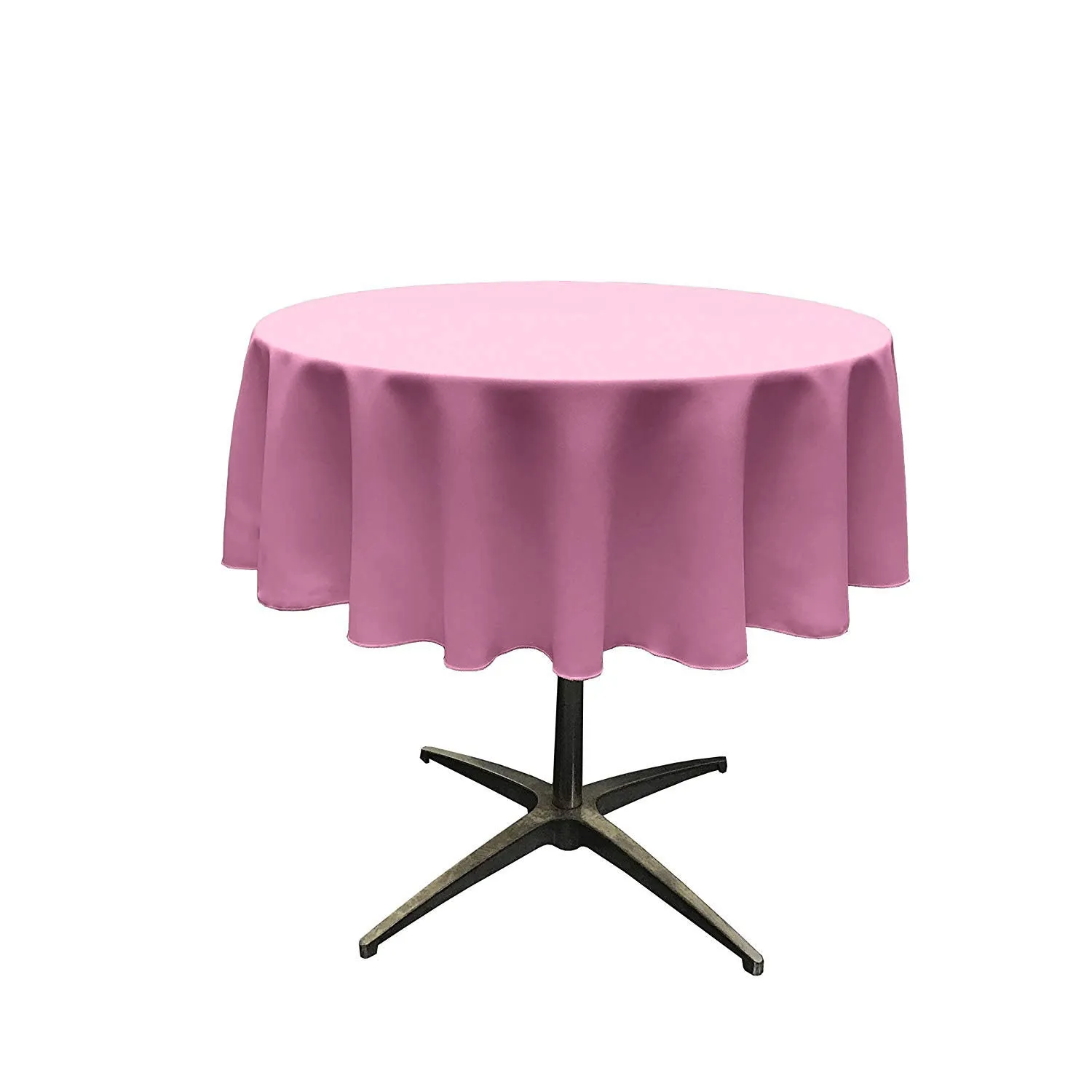 54" ROUND POLY POPLIN SEAMLESS TABLECLOTH