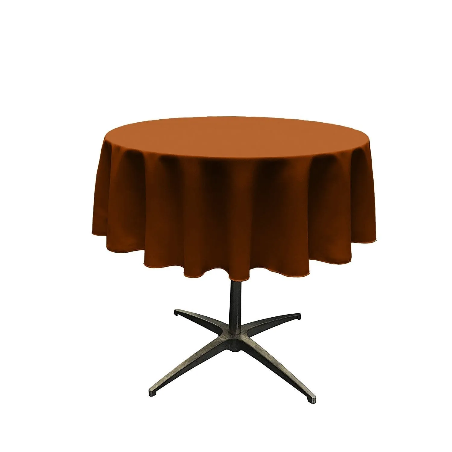 54" ROUND POLY POPLIN SEAMLESS TABLECLOTH