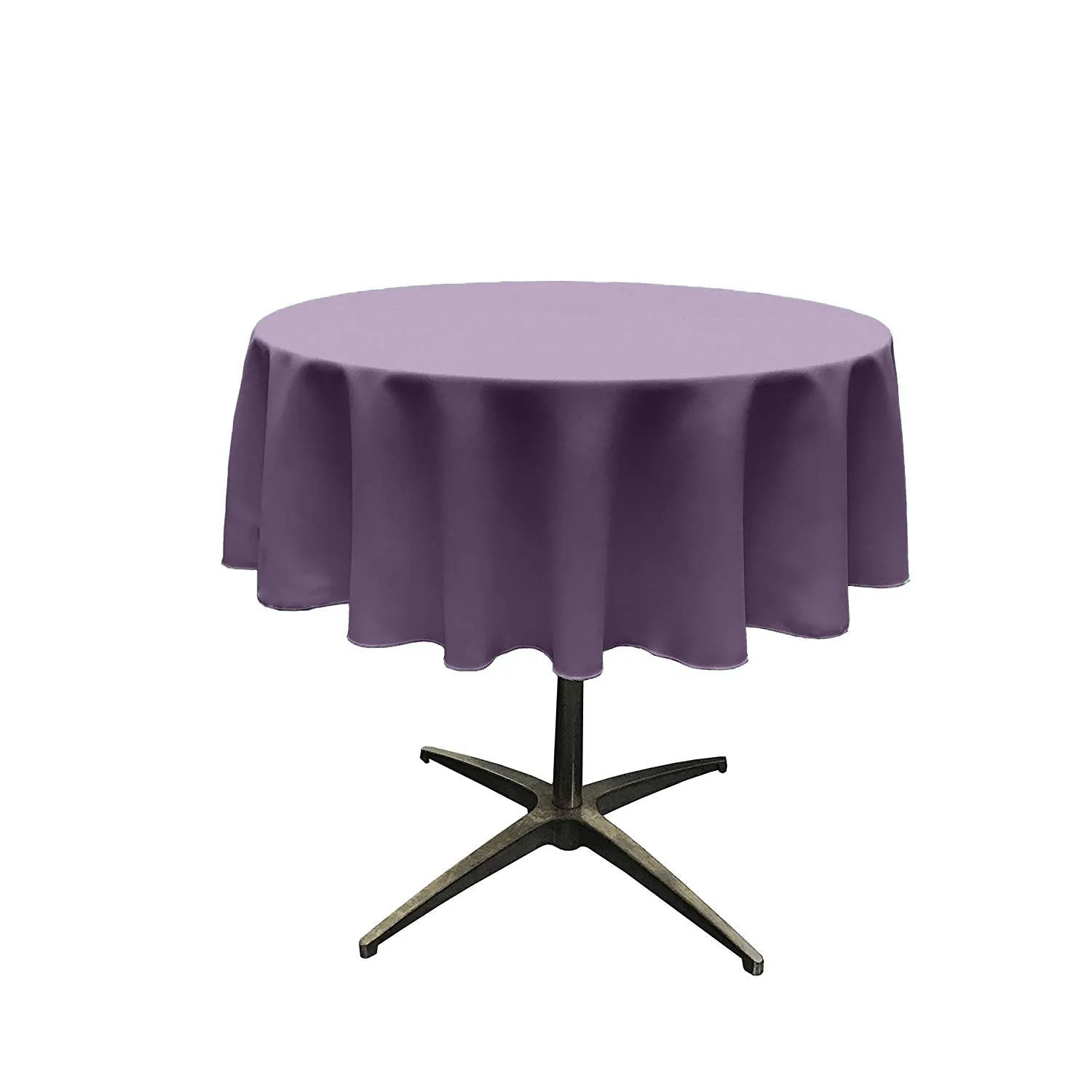 54" ROUND POLY POPLIN SEAMLESS TABLECLOTH