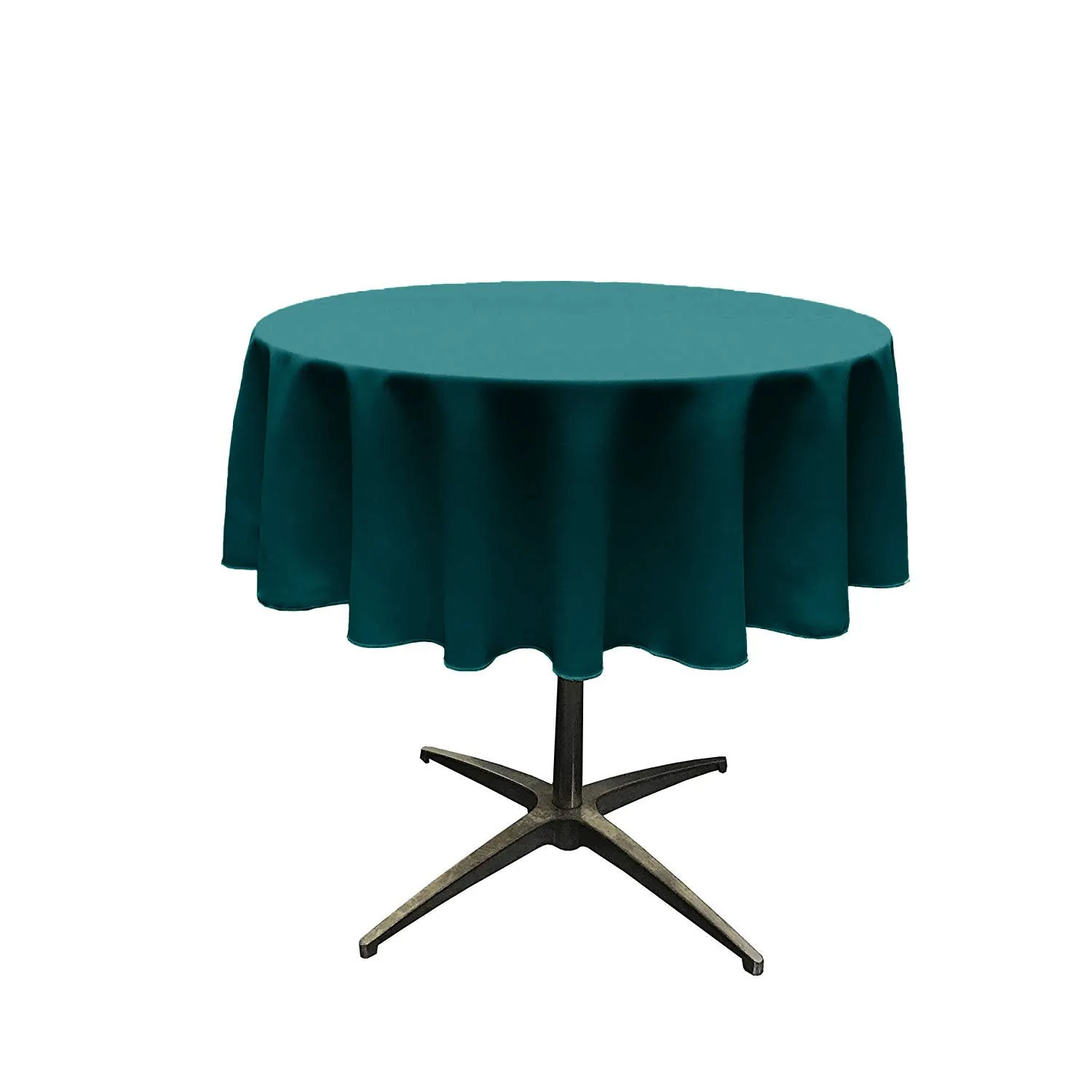54" ROUND POLY POPLIN SEAMLESS TABLECLOTH
