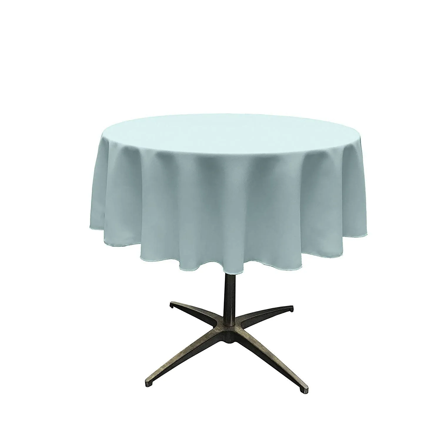 54" ROUND POLY POPLIN SEAMLESS TABLECLOTH