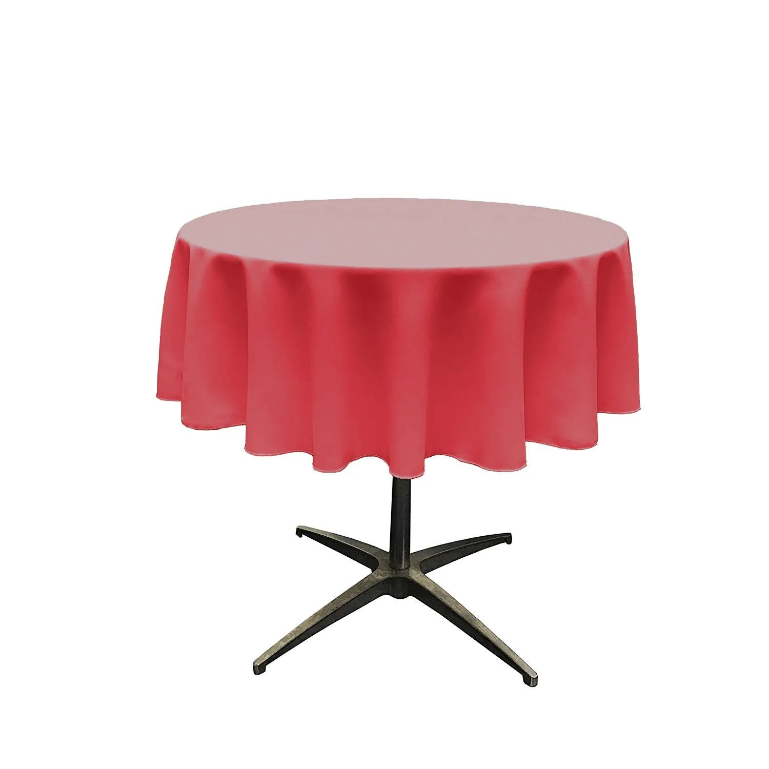 54" ROUND POLY POPLIN SEAMLESS TABLECLOTH