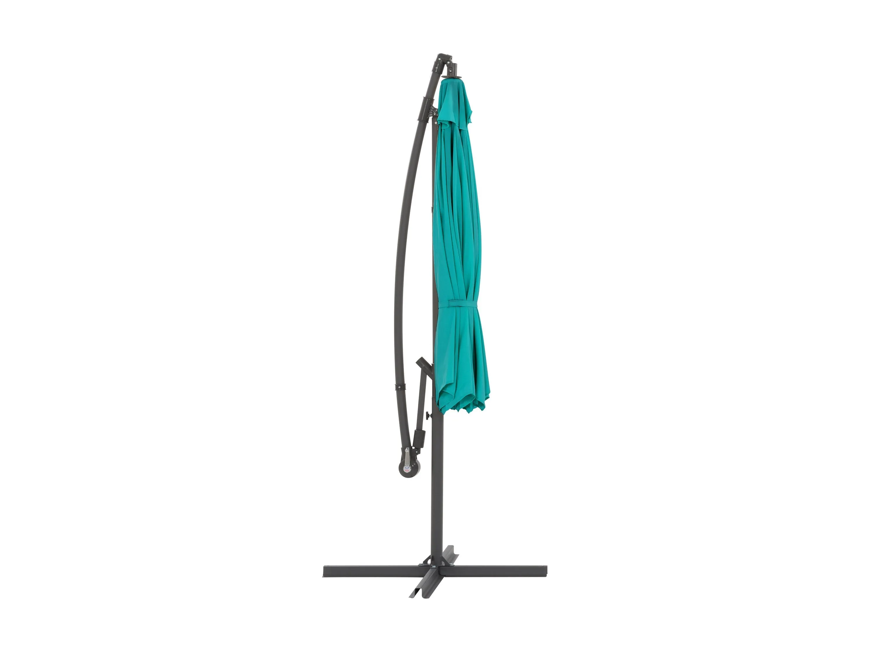 9.5ft Tilting Offset Patio Umbrella - Turquoise