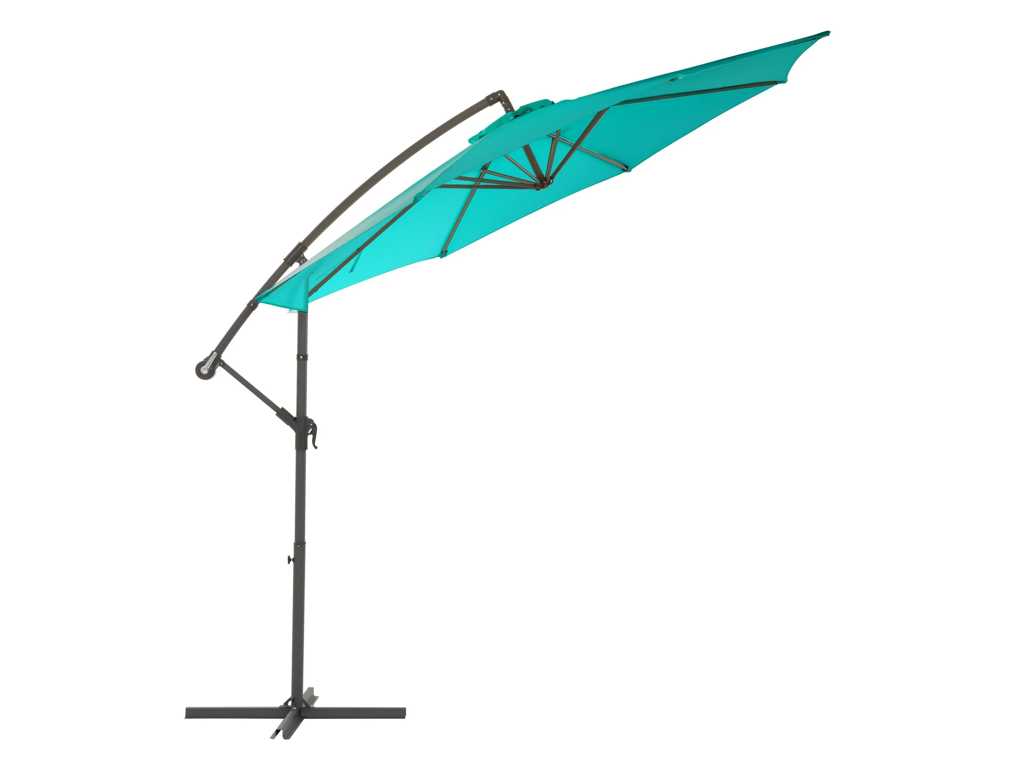 9.5ft Tilting Offset Patio Umbrella - Turquoise