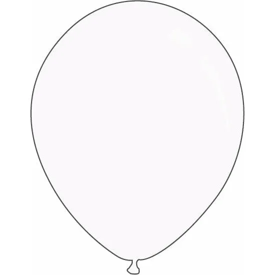 9" Latex Balloons, 100 per Bag