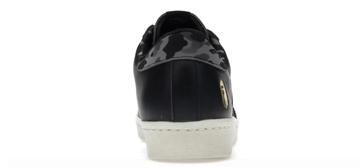 adidas Superstar 80s Undefeated Bape Black