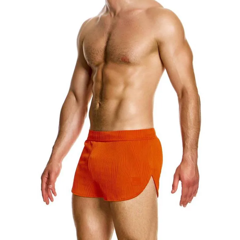 Curved Jogging Cut Short, Orange
