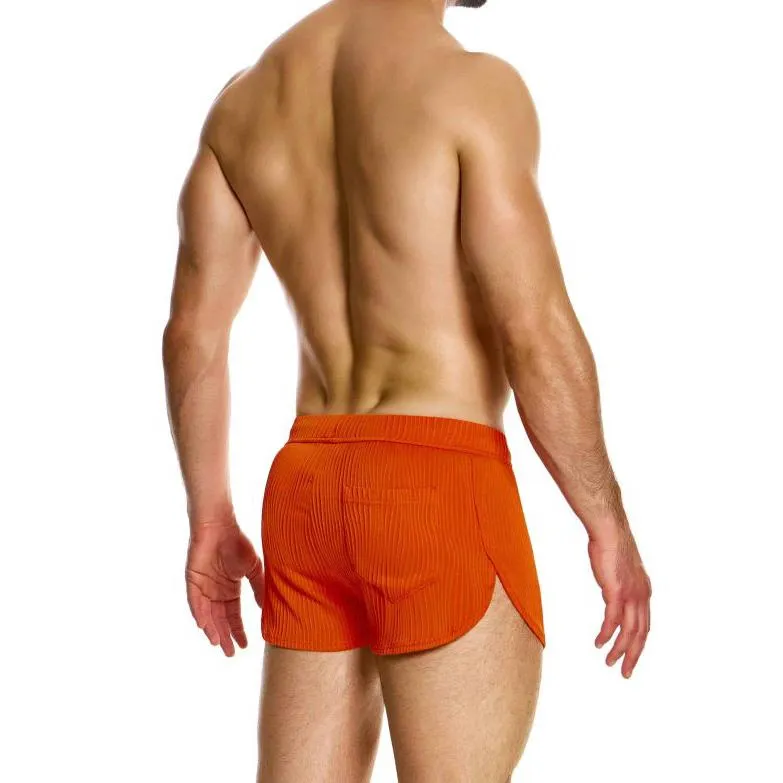 Curved Jogging Cut Short, Orange