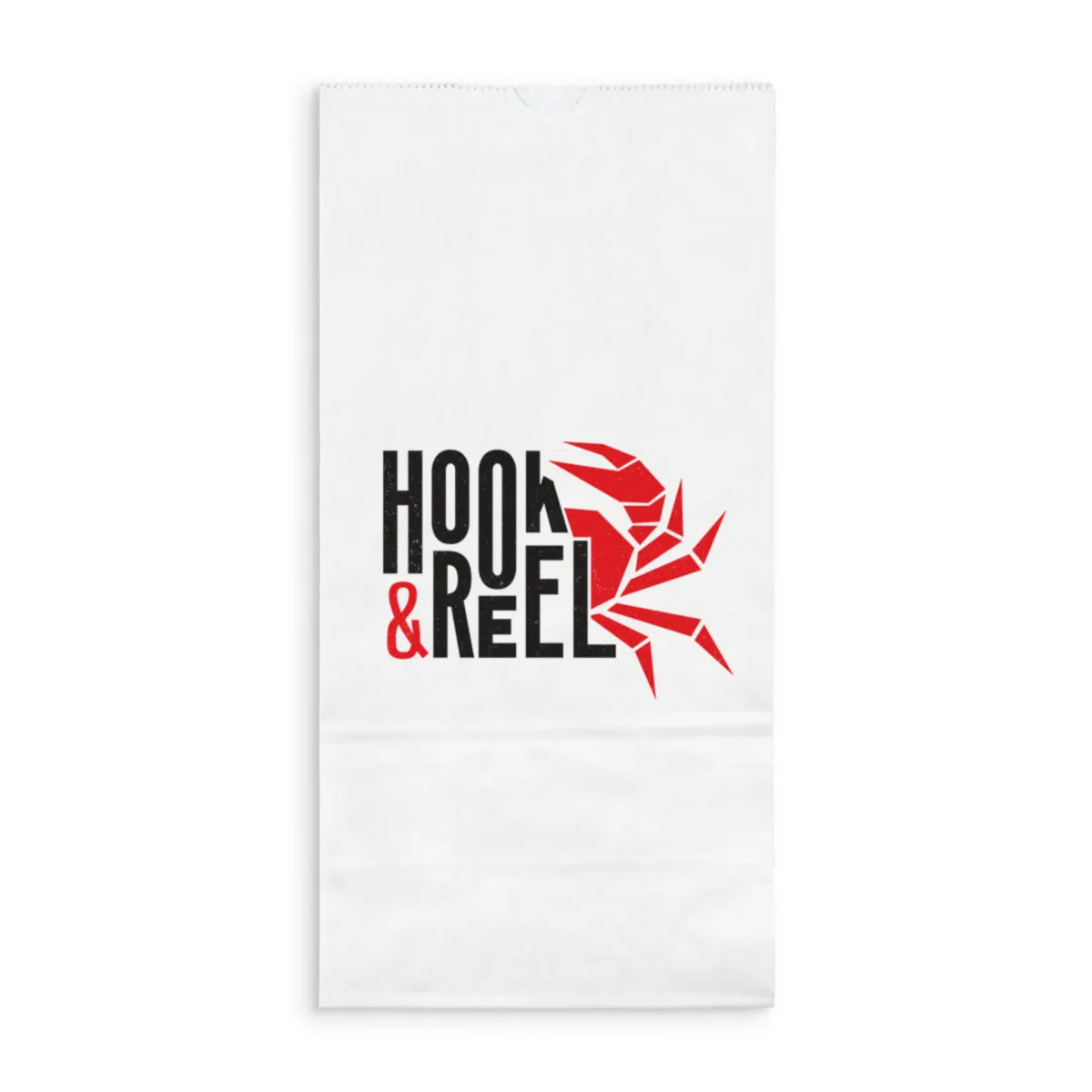 Custom 8 lb. White Kraft Paper Bag