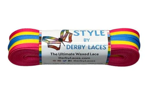 Derby Laces Pride Style 120in Pair