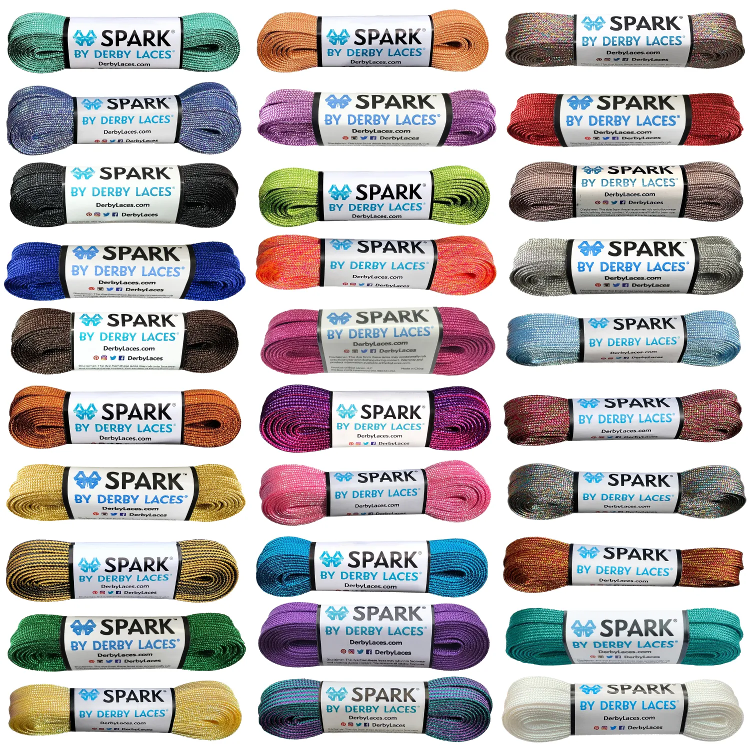 Derby Laces Spark 72in Pair