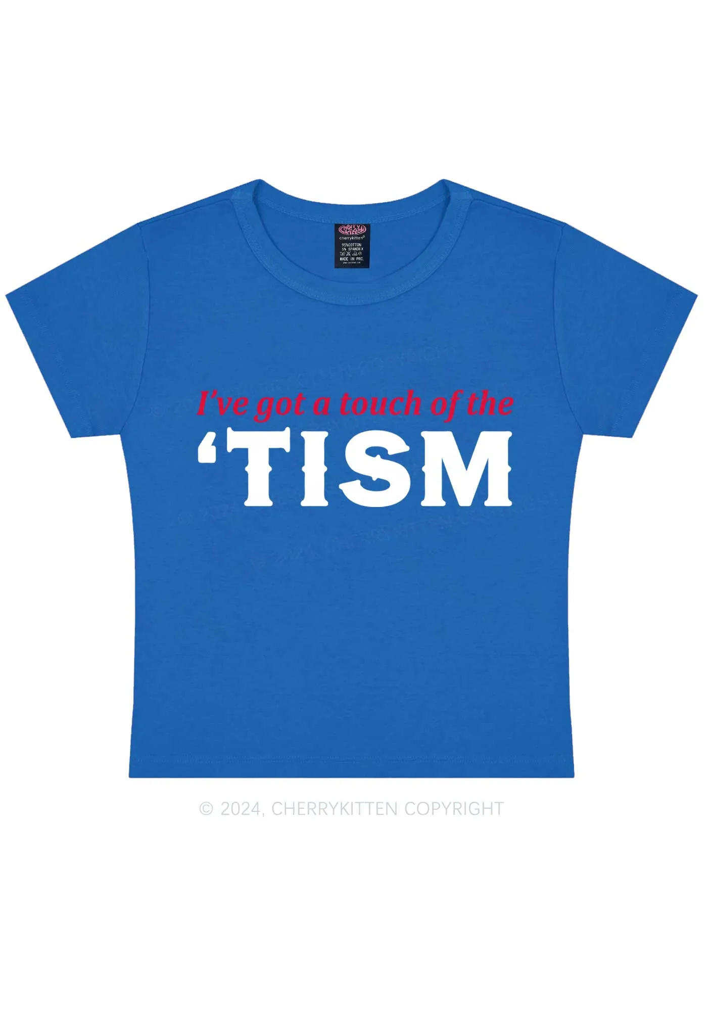 Got A Touch Of TISM Y2K Baby Tee Cherrykitten