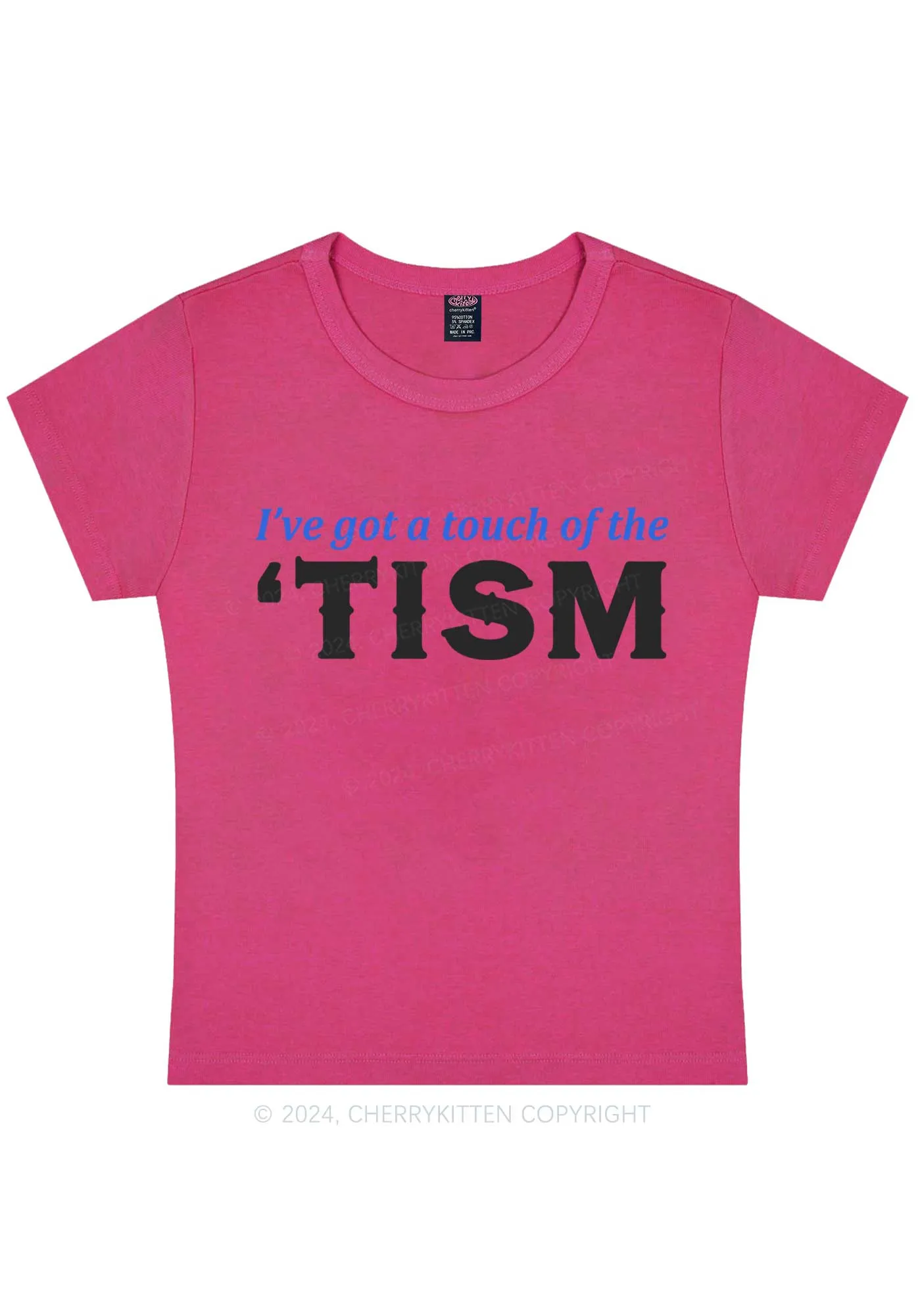 Got A Touch Of TISM Y2K Baby Tee Cherrykitten