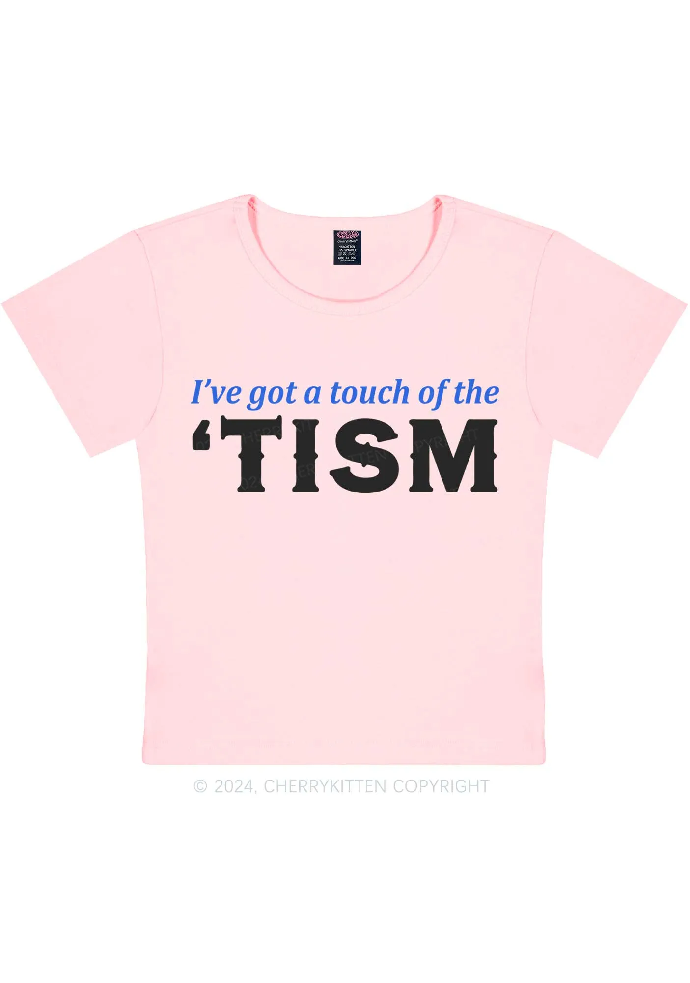 Got A Touch Of TISM Y2K Baby Tee Cherrykitten