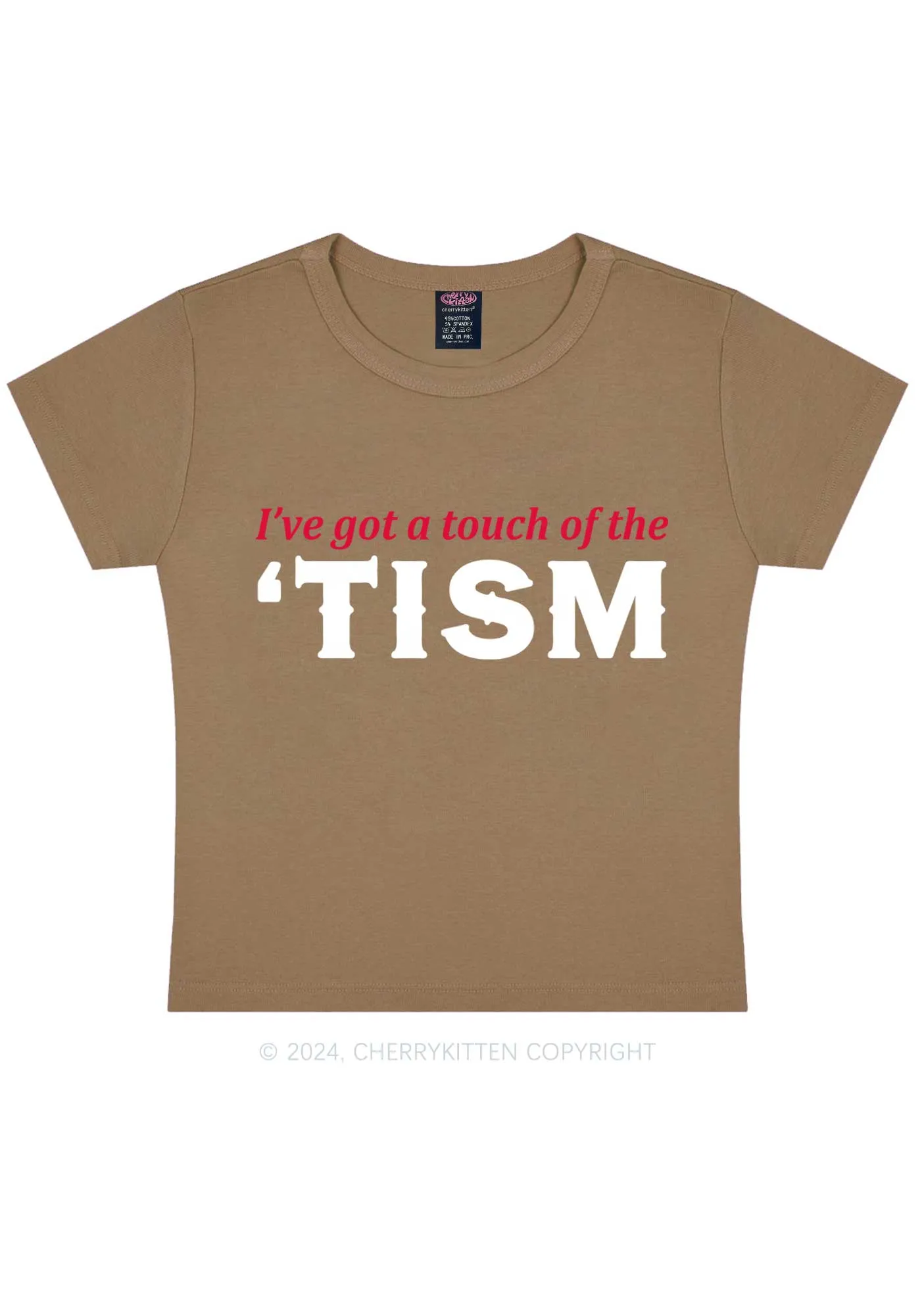 Got A Touch Of TISM Y2K Baby Tee Cherrykitten