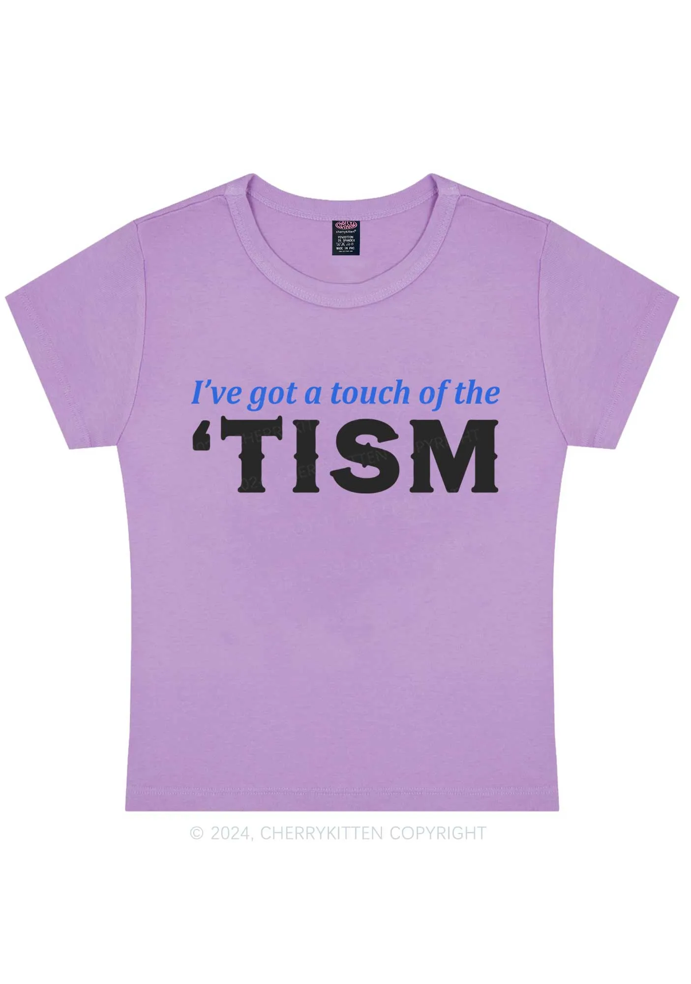 Got A Touch Of TISM Y2K Baby Tee Cherrykitten