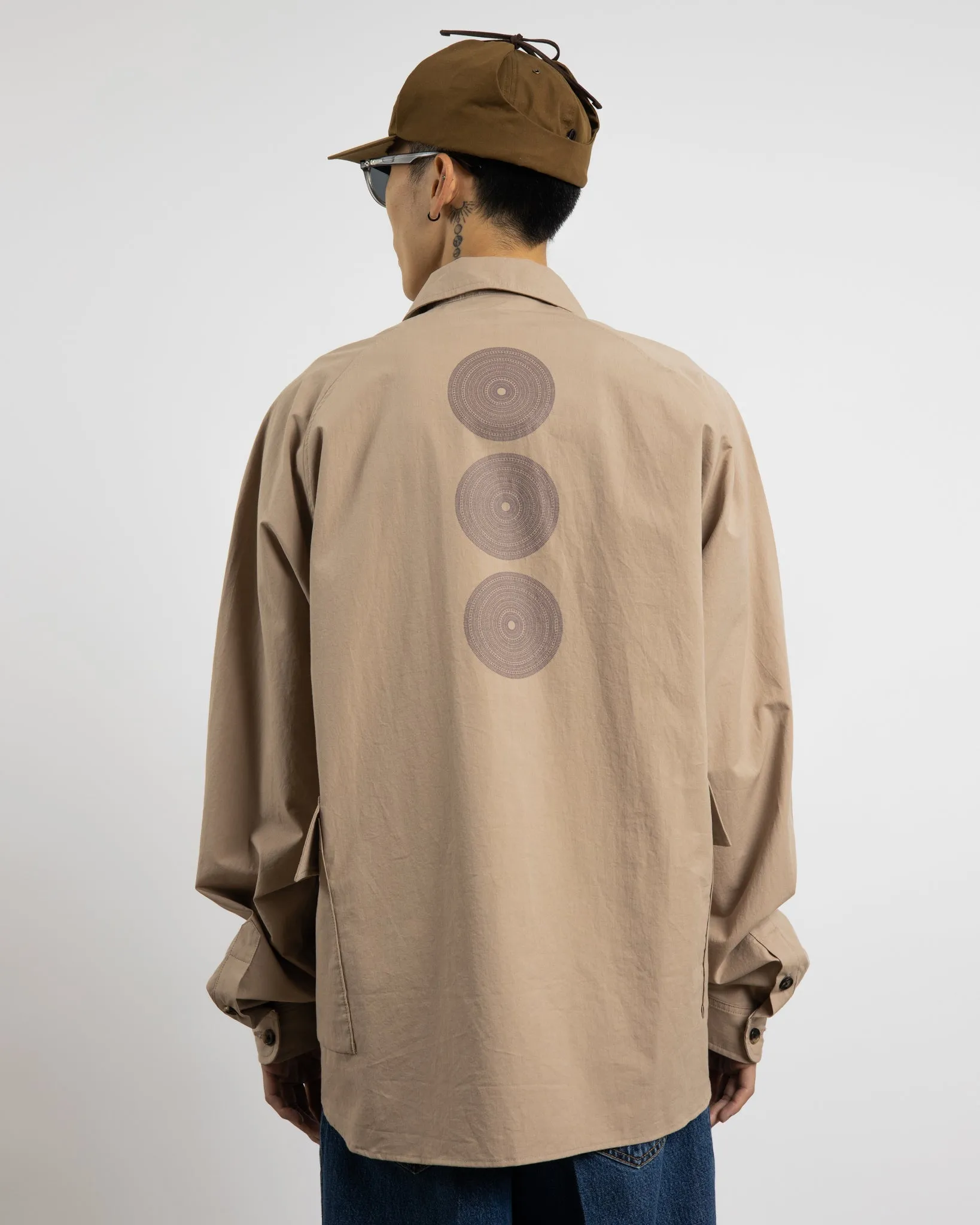 High Density Twill Casquette in Brown