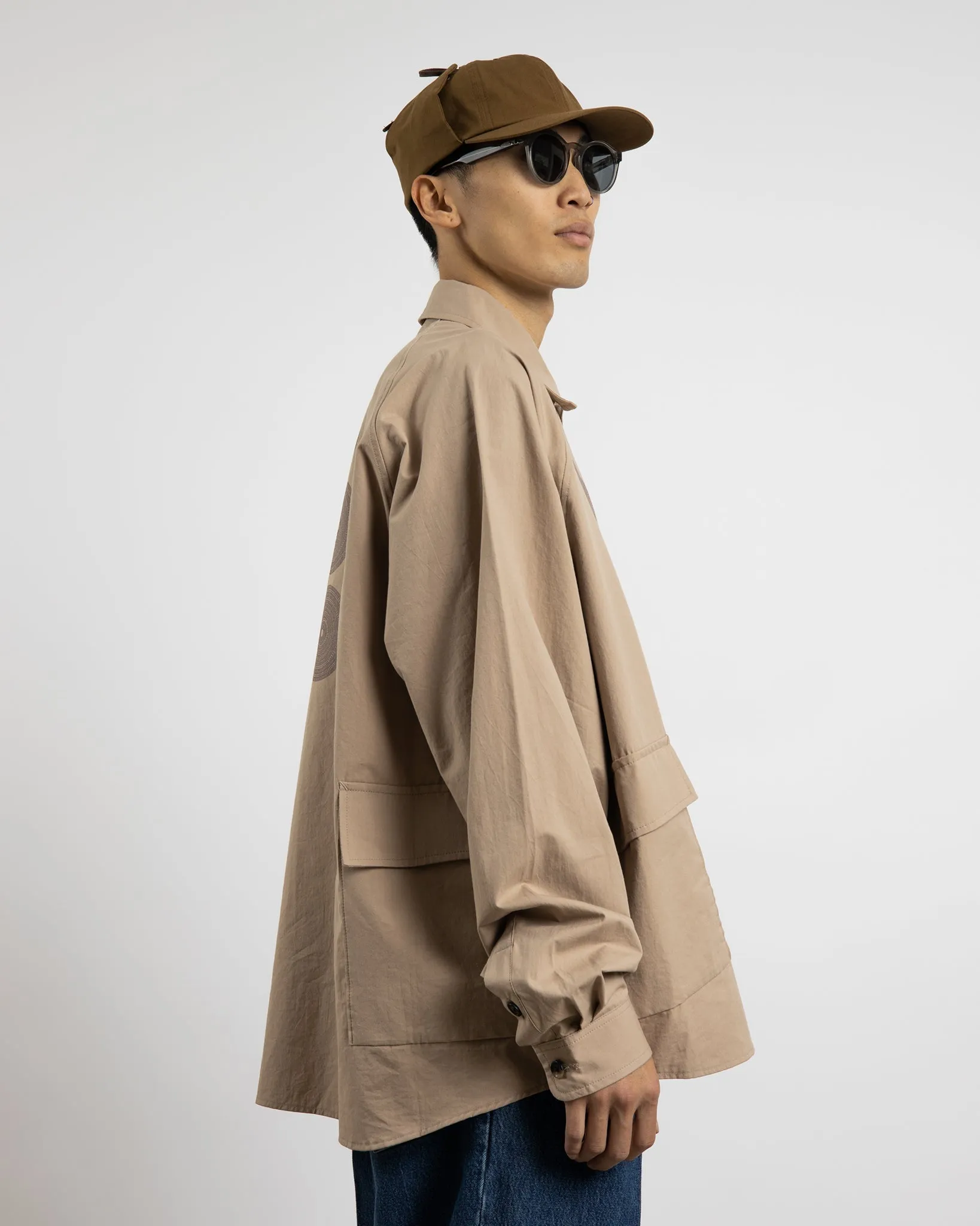 High Density Twill Casquette in Brown
