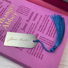 Jane Austen Bookmark - Silhouette & Signature Design | Exclusive Collection