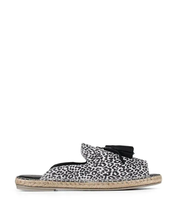 Keilor Espadrille Metis | White Leopard